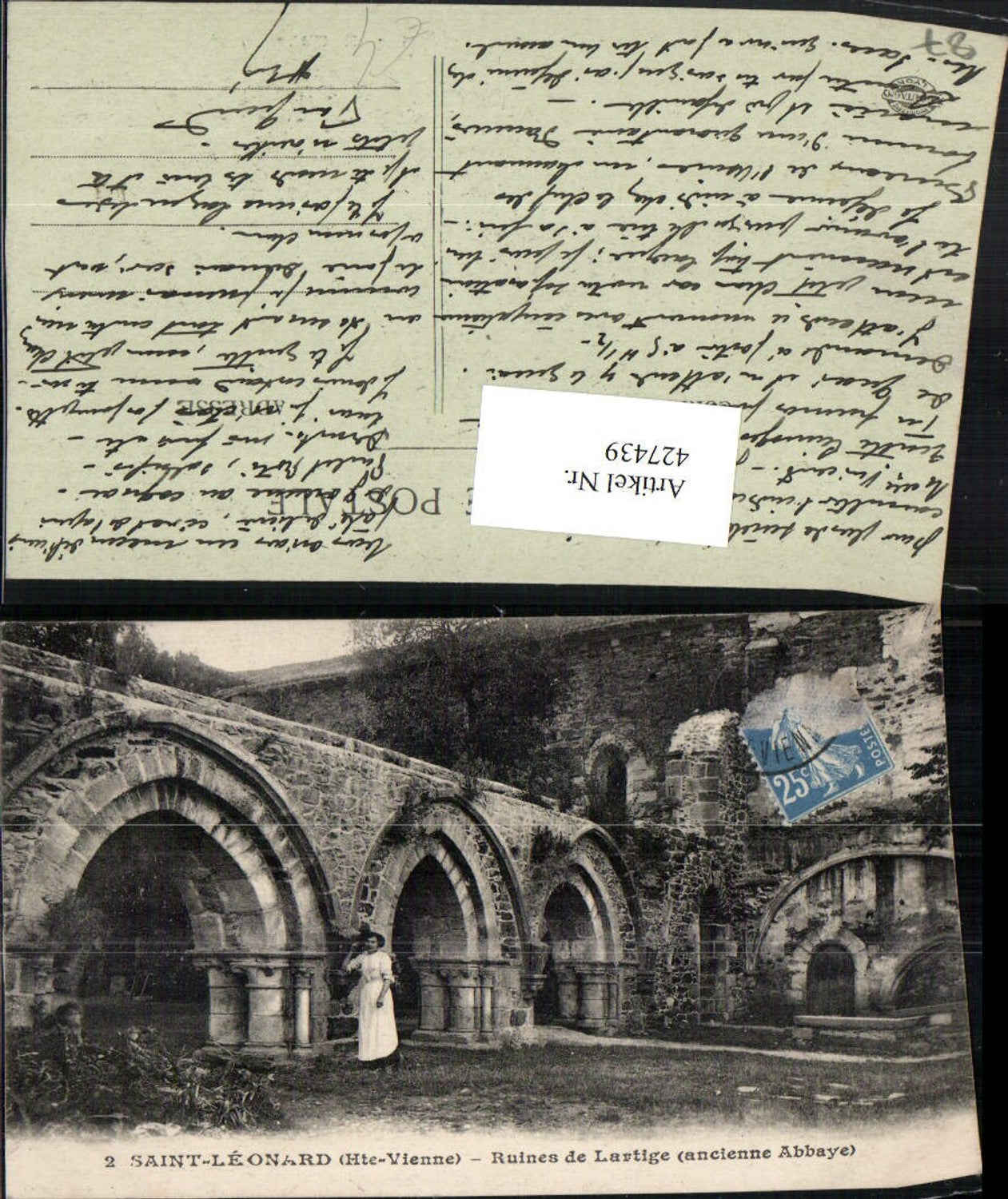 427439,Limousin Haute-Vienne Saint-Leonard Ruines de Lartige Ruine