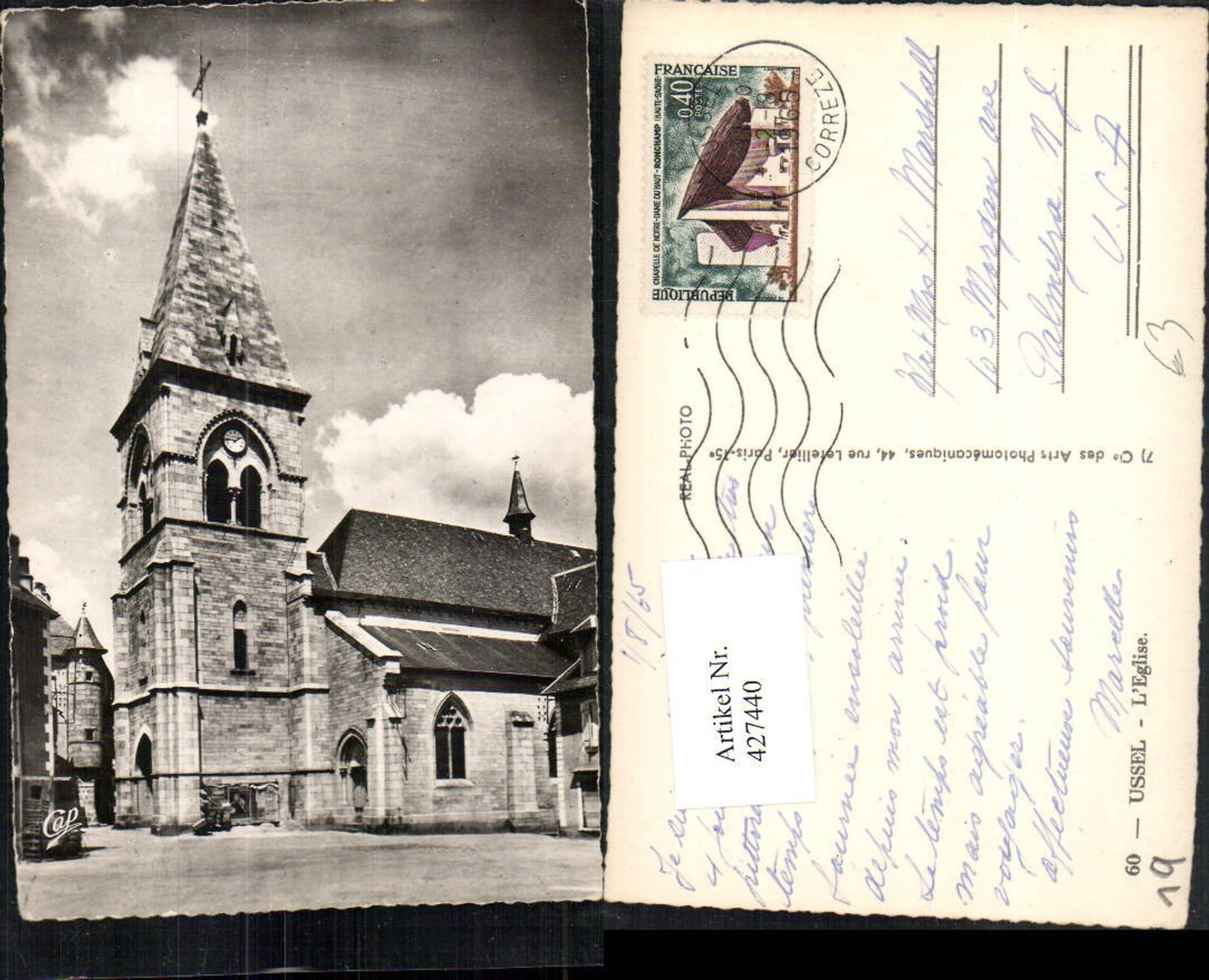 427440,Limousin Correze Ussel L'Eglise Kirche