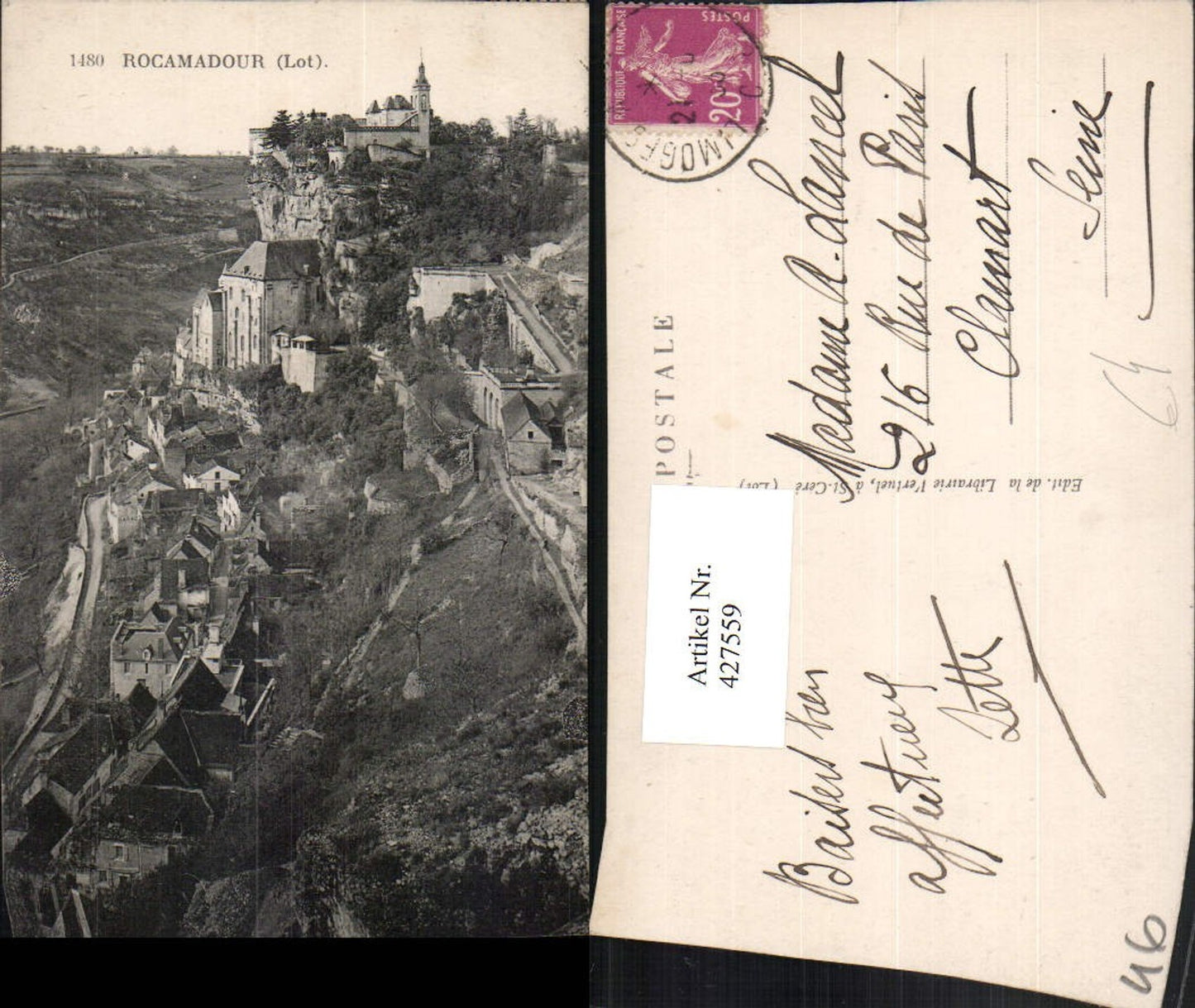 427559,Midi-Pyrenees Lot Rocamadour Totale