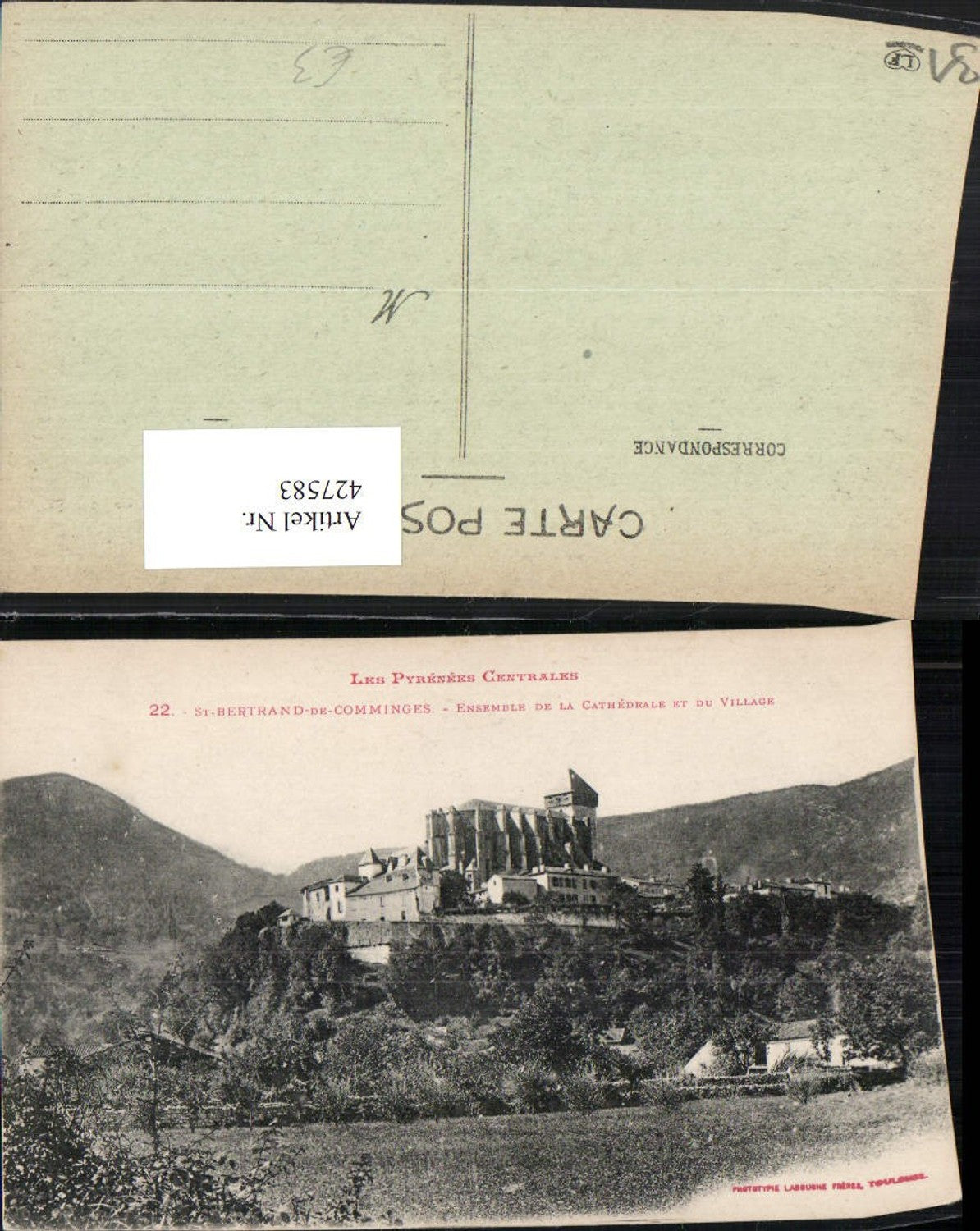 427583,Midi-Pyrenees Haute-Garonne St-Bertrand-de-Comminges Cathedrale et du Village Kirche