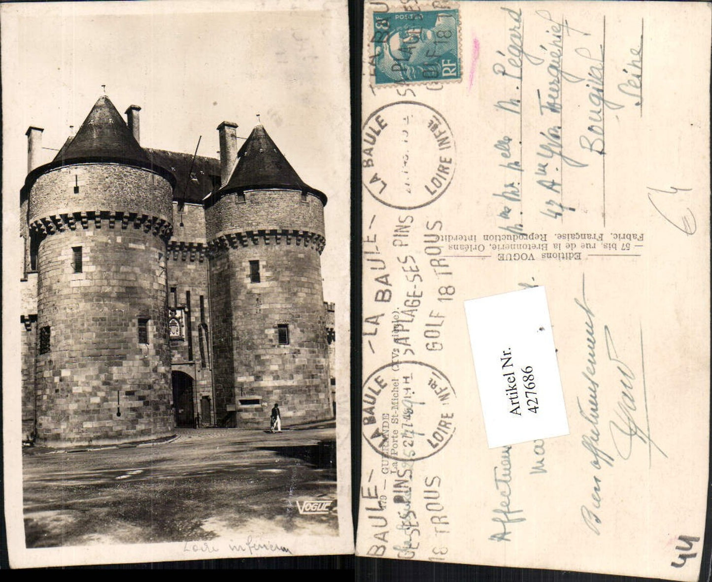 427686,Pays de la Loire Loire-Atlantique Guerande La Porte St-Michel Tor