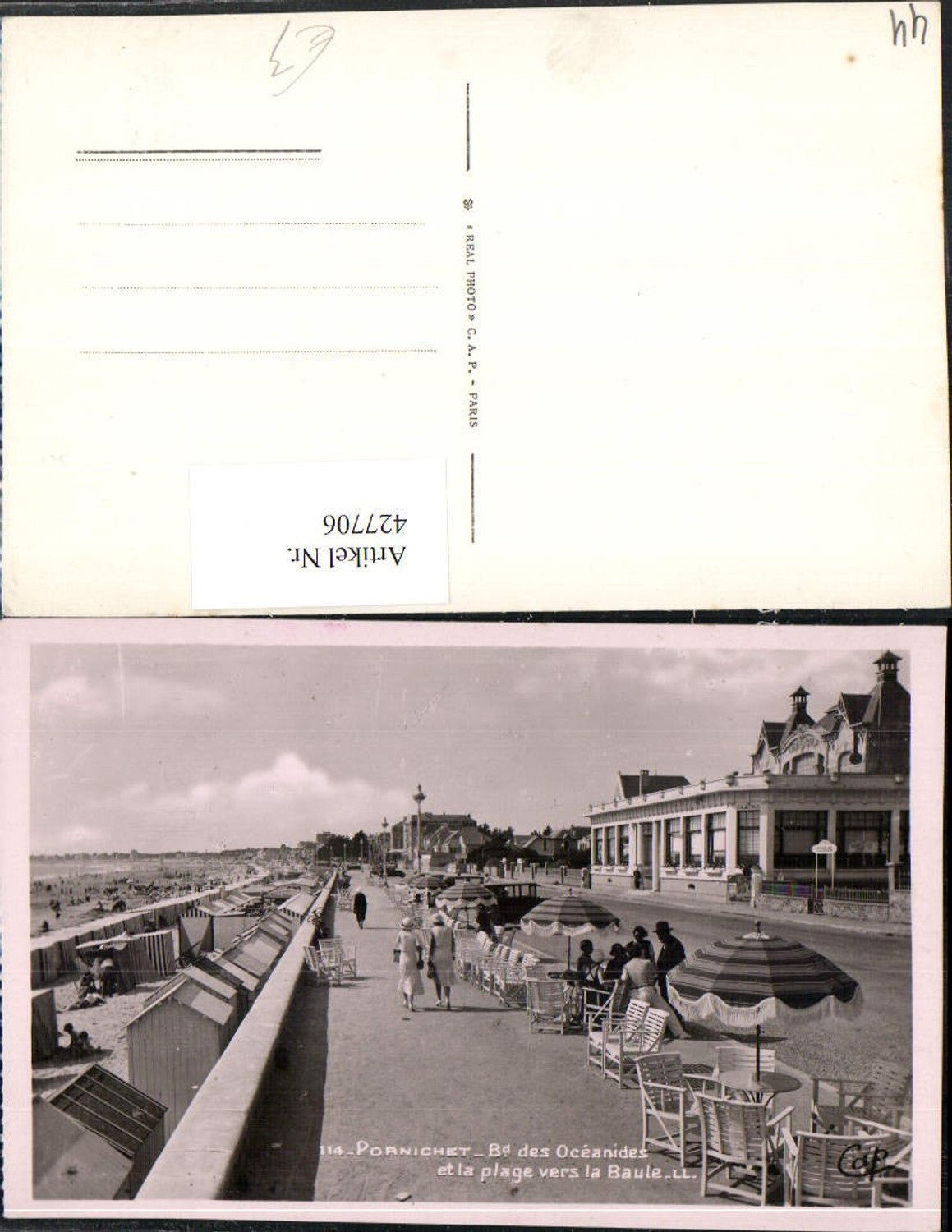 427706,Pays de la Loire Loire-Atlantique Pornichet Bords des Oceanides et la Plage Promenade