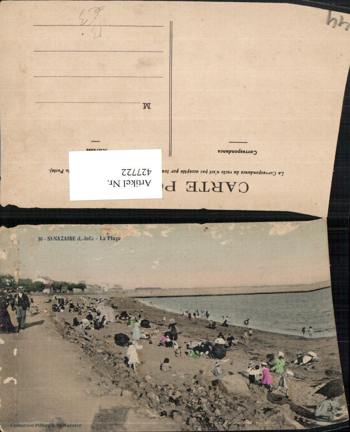 427722,Pays de la Loire Loire-Atlantique St-Nazaire La Plage Strand Strandleben
