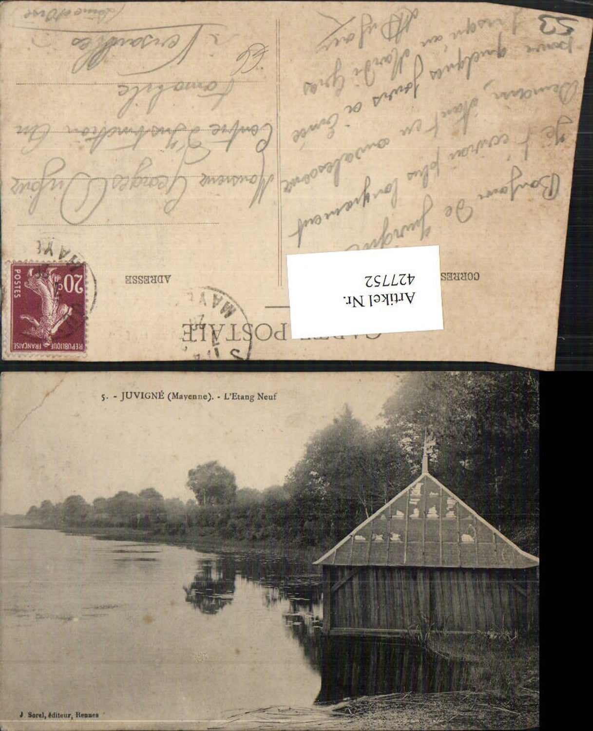 427752,Pays de la Loire Mayenne Juvigne L'Etang Neuf See