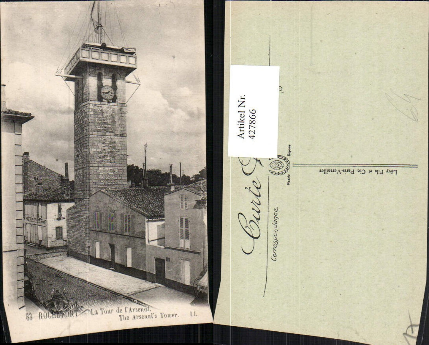 427866,Poitou-Charentes Charente-Maritime Rochefort La Tour de l'Arsenal Turm