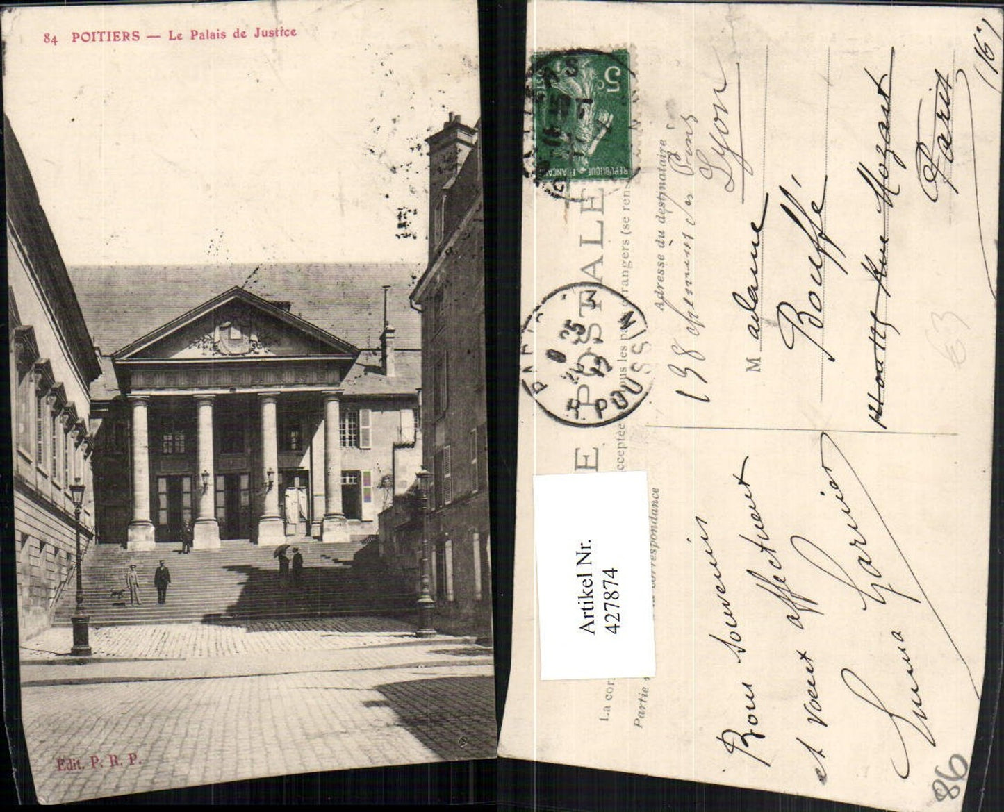 427874,Poitou-Charentes Vienne Poitiers Le Palais de Justice Justizpalast