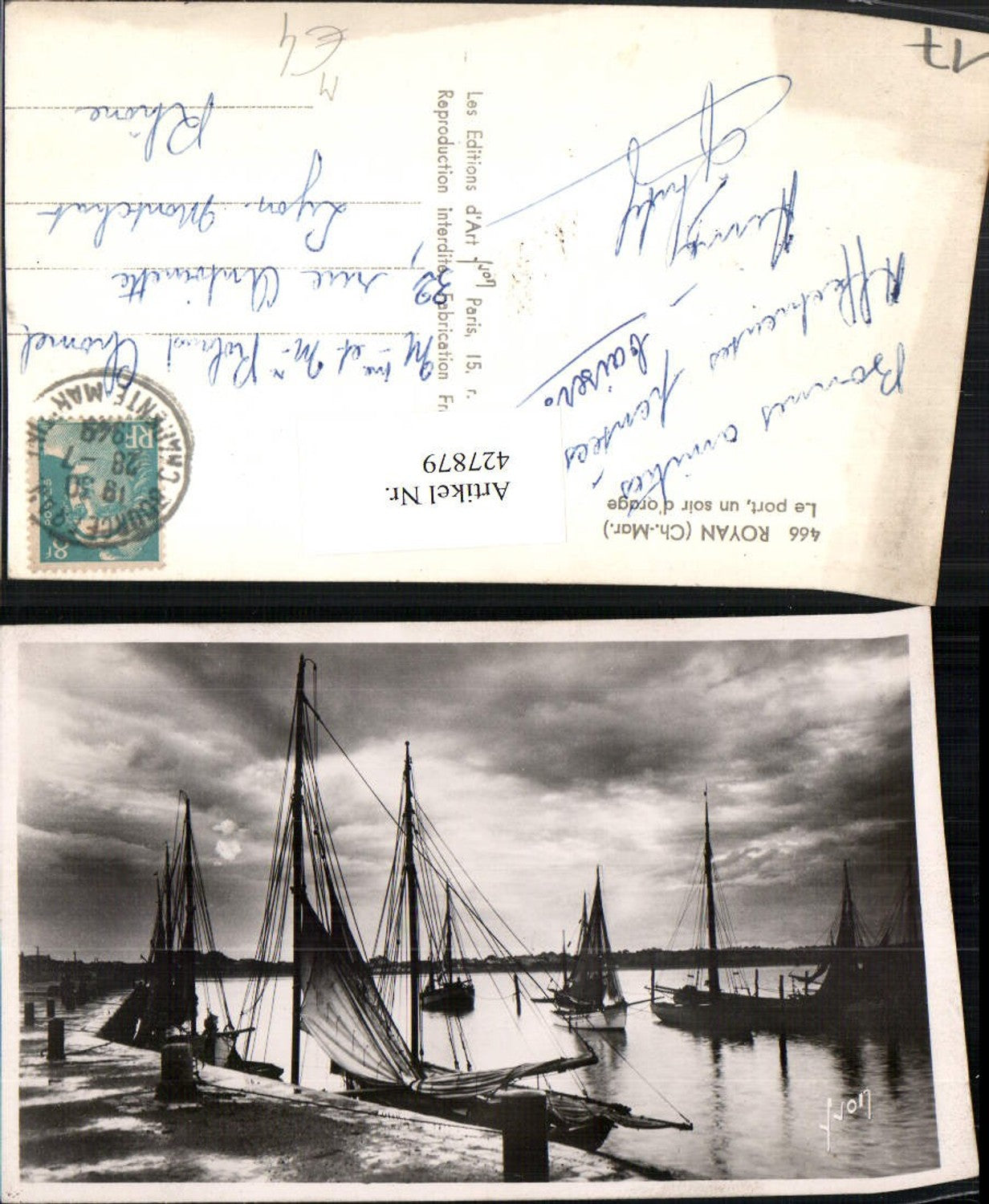 427879,Poitou-Charentes Charente-Maritime Royan Le port Hafen Segelboote Boote