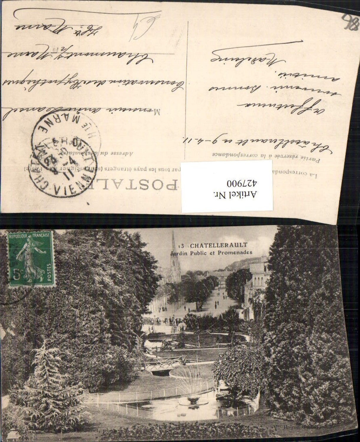 427900,Poitou-Charentes Vienne Chatellerault Jardin Public et Promenades Park