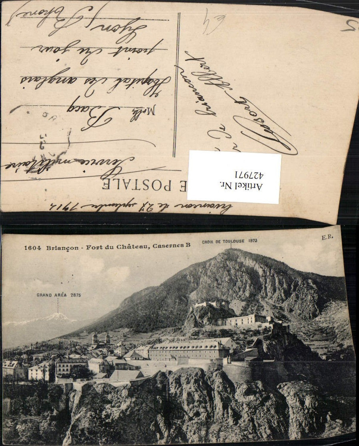 427971,Provence-Alpes-Cote-Azur Hautes-Alpes Briancon Fort du Chateau Casernes Kaserne