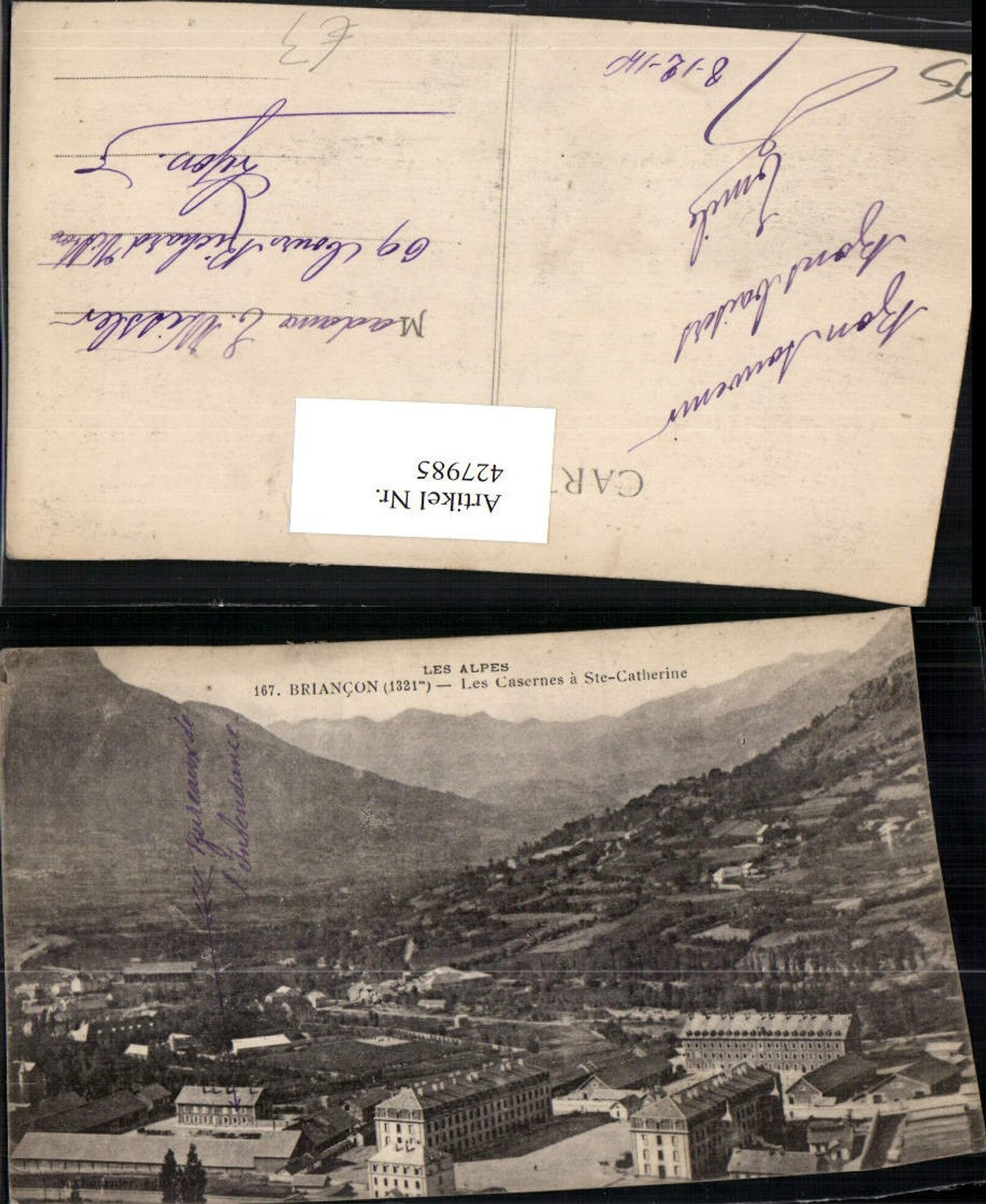 427985,Provence-Alpes-Cote-Azur Hautes-Alpes Briancon Casernes a Ste-Catherine Kaserne