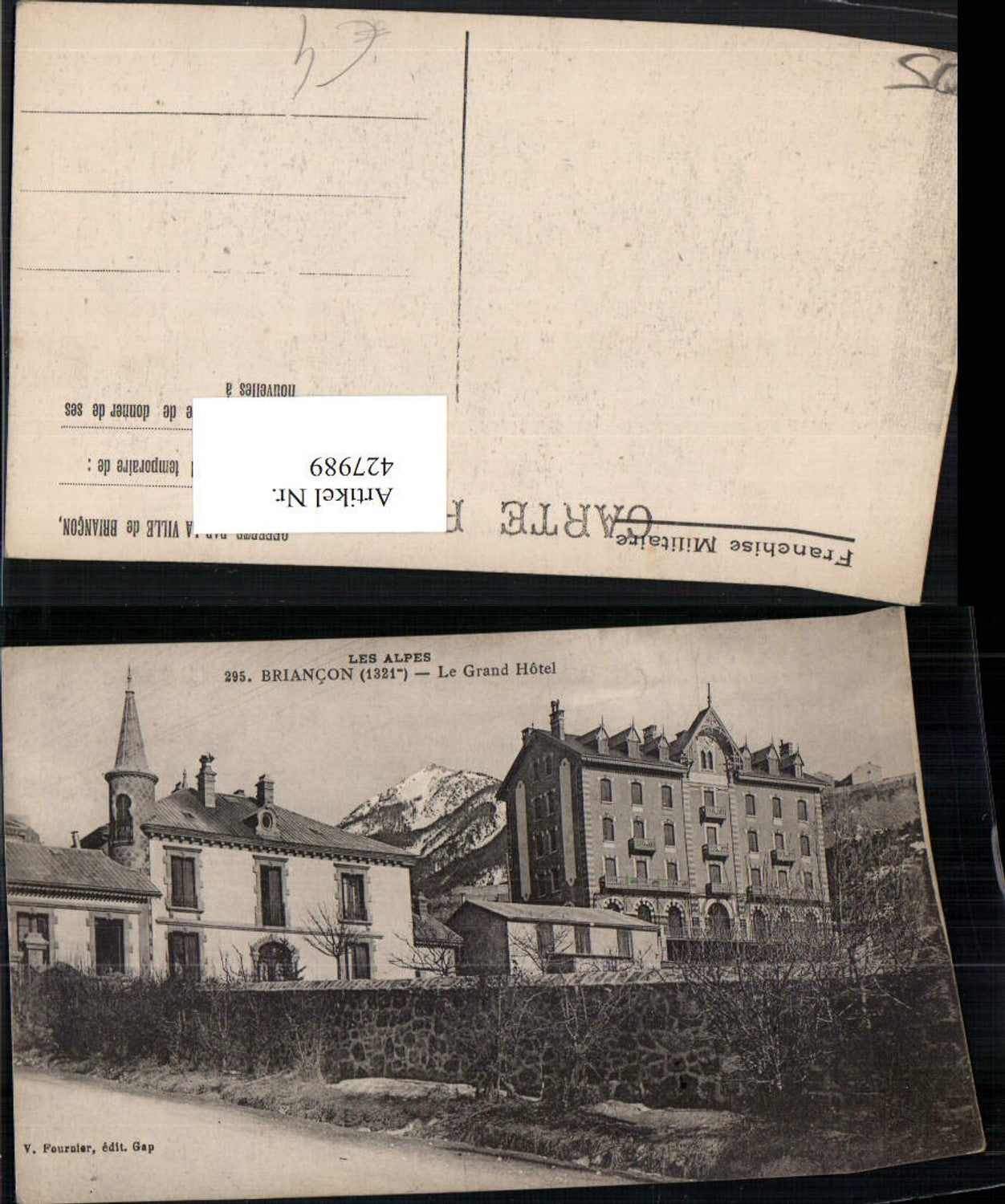 427989,Provence-Alpes-Cote-Azur Hautes-Alpes Briancon Le Grand Hotel