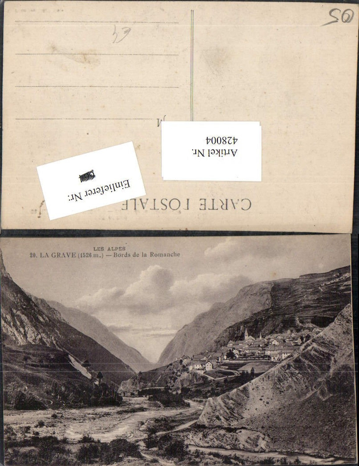 428004,Provence-Alpes-Cote-Azur Hautes-Alpes La Grave Bords de la Romanche Totale