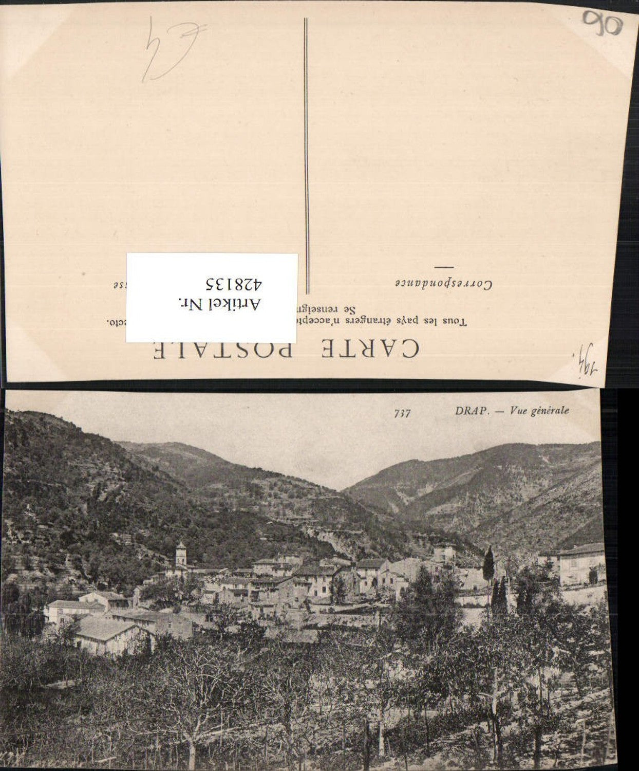 428135,Provence-Alpes-Cote-Azur Alpes Maritimes Drap Vue generale Totale