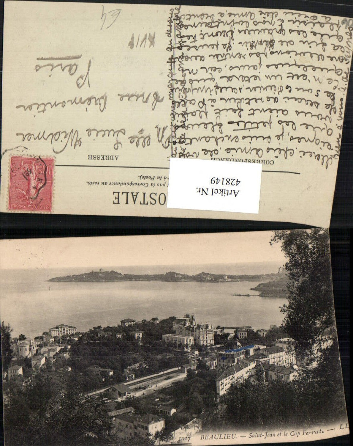 428149,Provence-Alpes-Cote-Azur Alpes Maritimes Beaulieu Saint-Jean et le Cap Ferrat