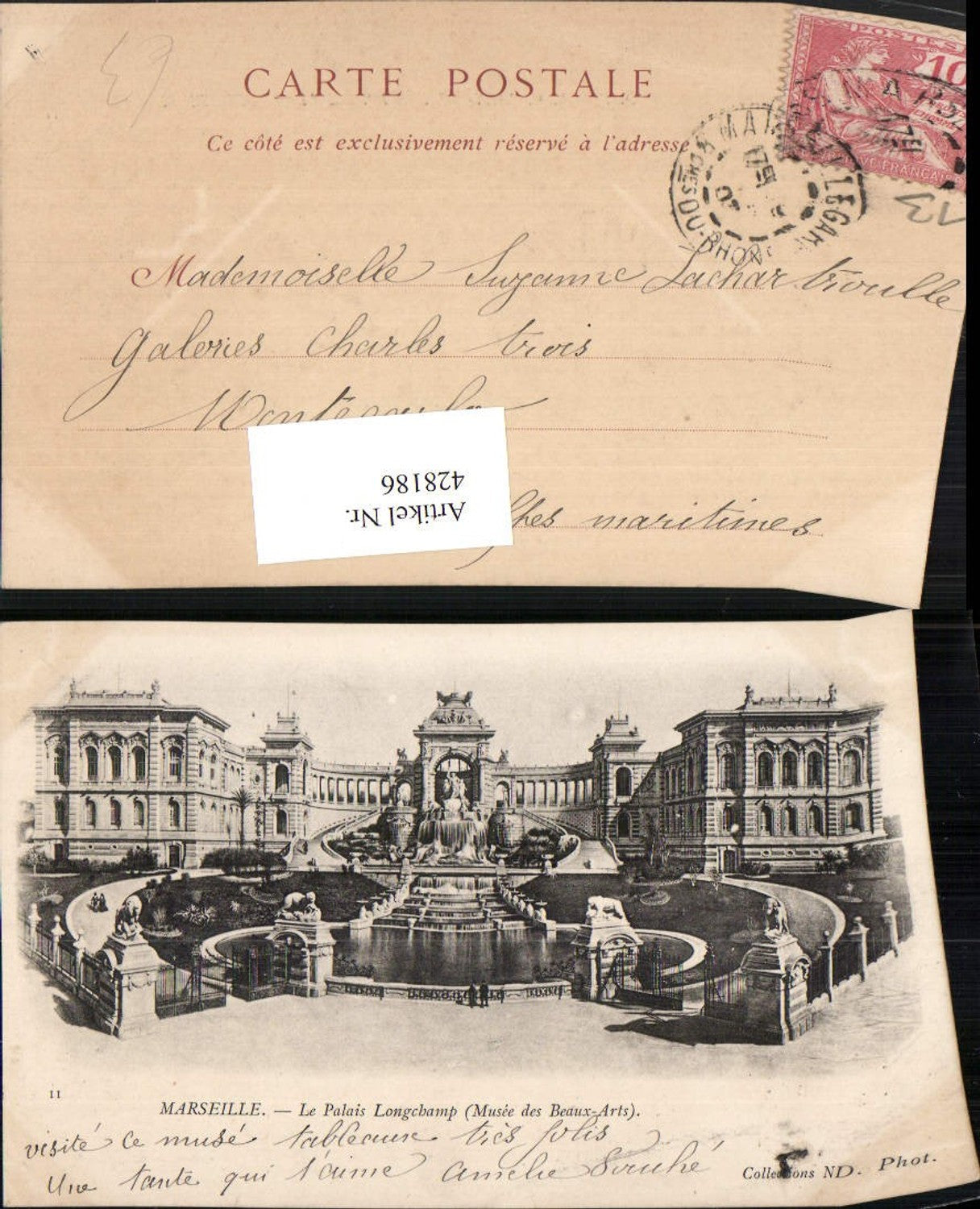 428186,Provence-Alpes-Cote-Azur Bouches-de-Rhone Marseille Palais Longchamp Palast