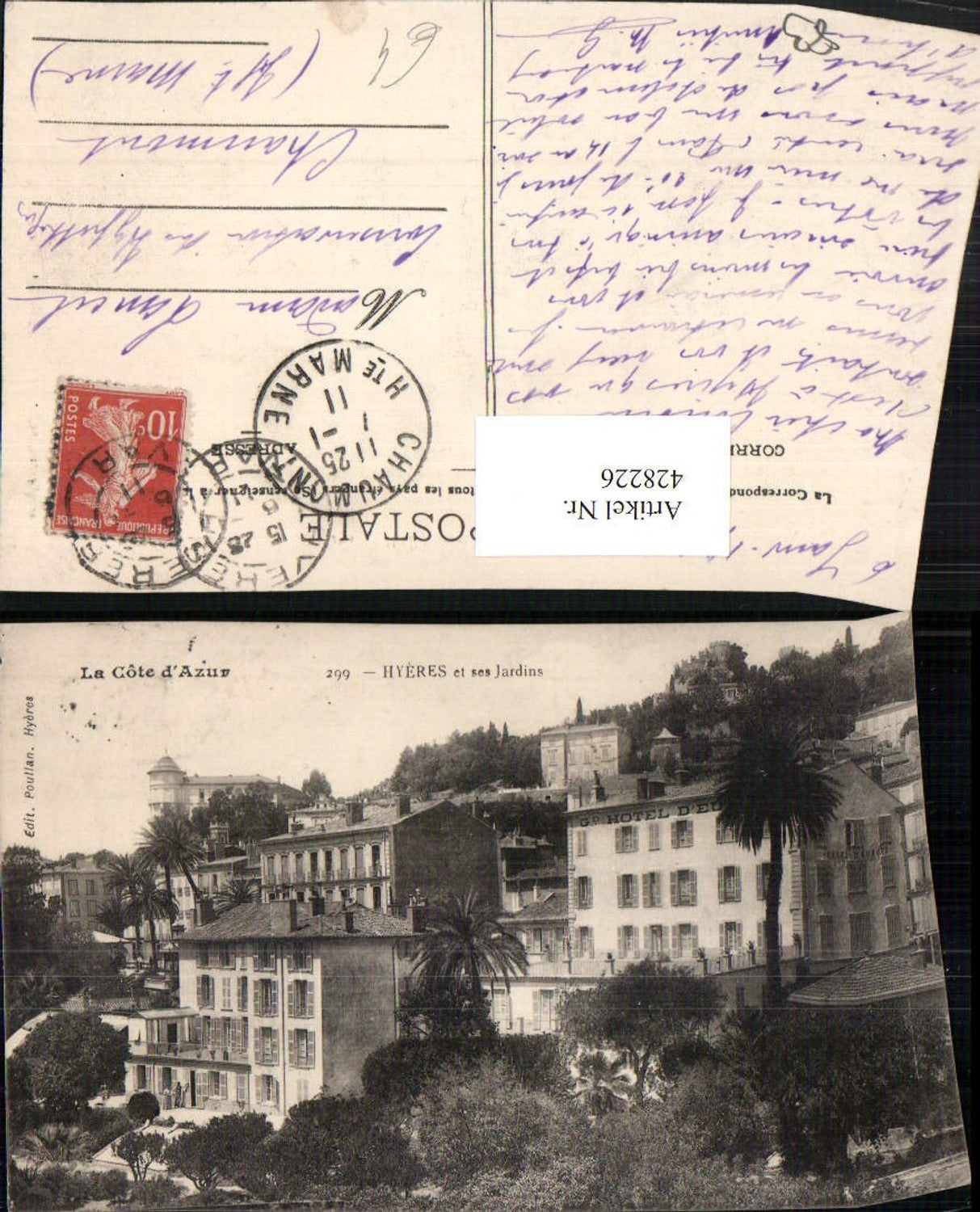 428226,Provence-Alpes-Cote-Azur Var Hyeres et ses Jardins Teilansicht