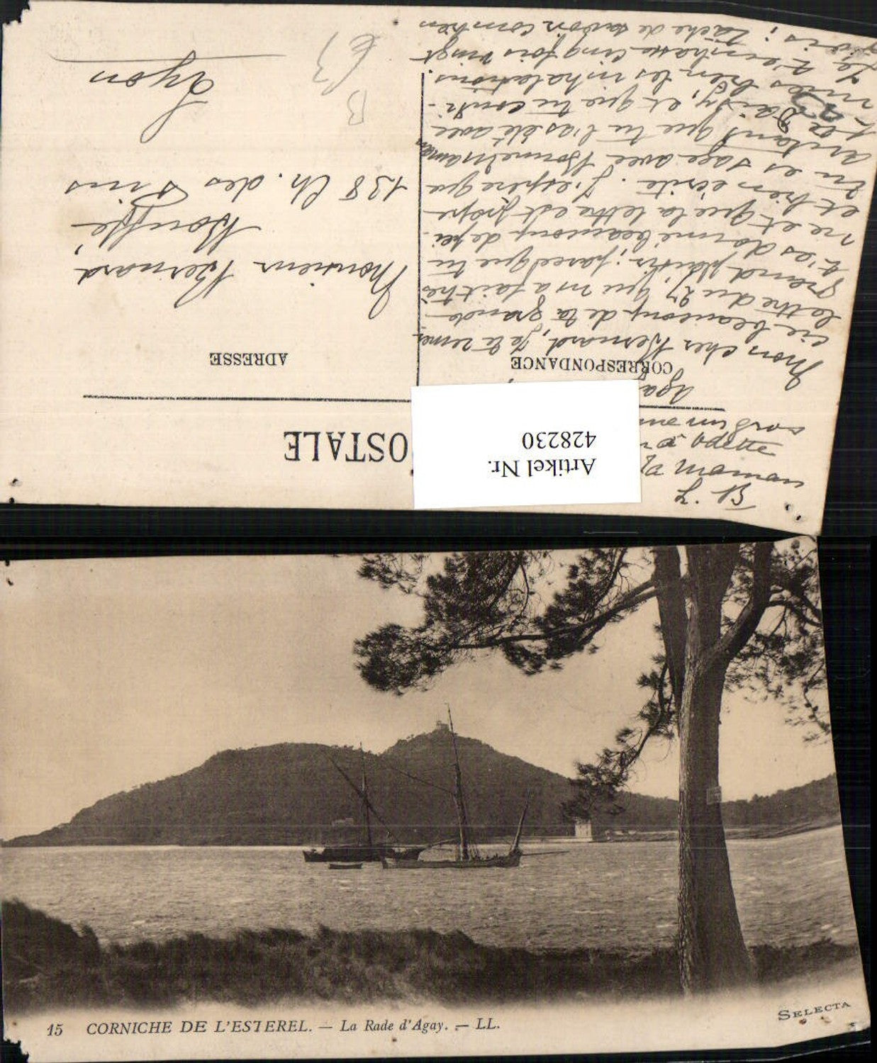 428230,Provence-Alpes-Cote-Azur Var Corniche de l'Esterel Rade Agay Segelboote