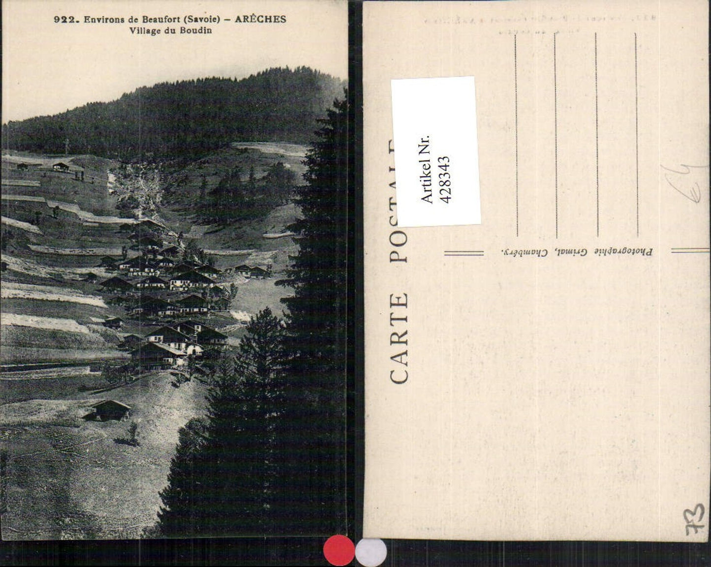428343,Rhone-Alpes Savoie Beaufort Areches Village du Boudin Dorf