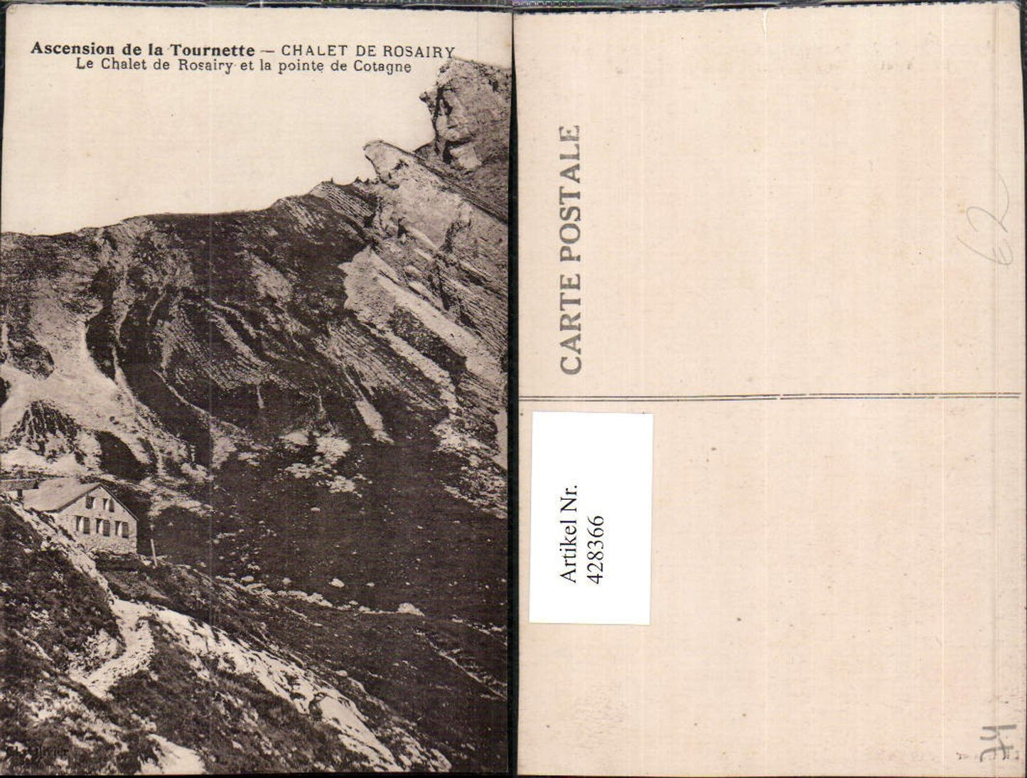 428366,Rhone-Alpes Haute-Savoie Chalet de Rosairy et la pointe de Cotagne Berghütte