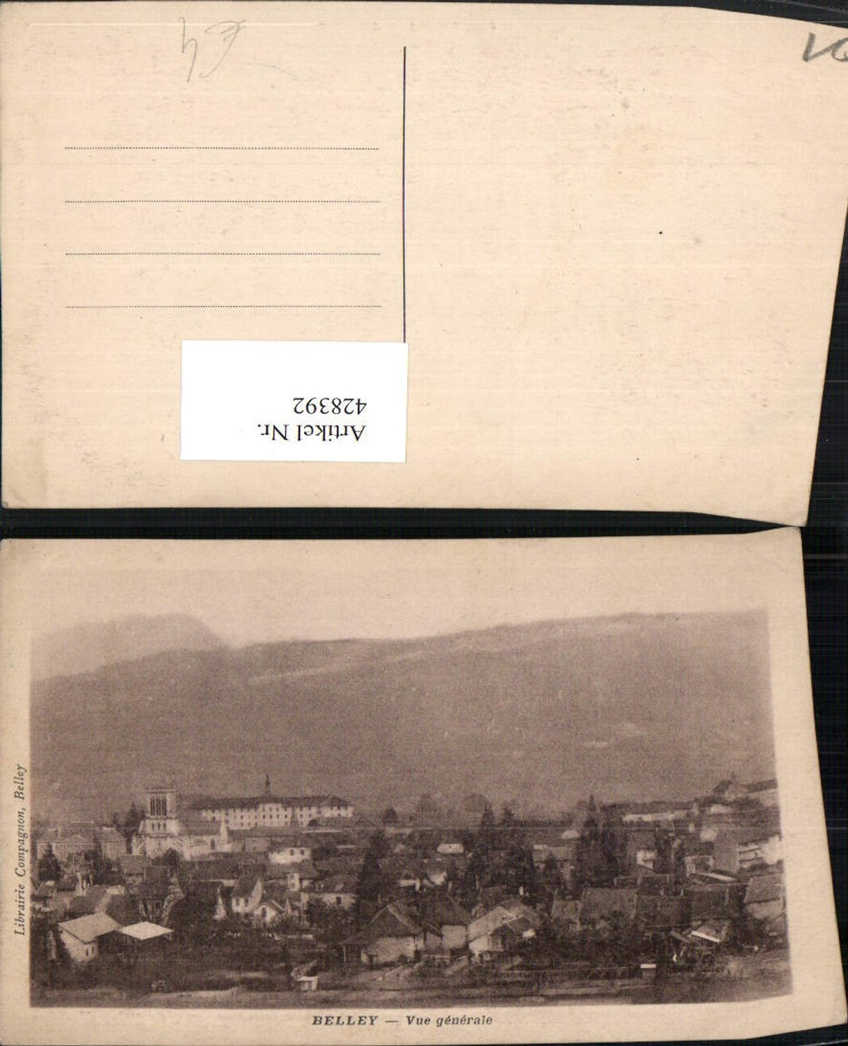 428392,Rhone-Alpes Ain Belley Vue generale Totale