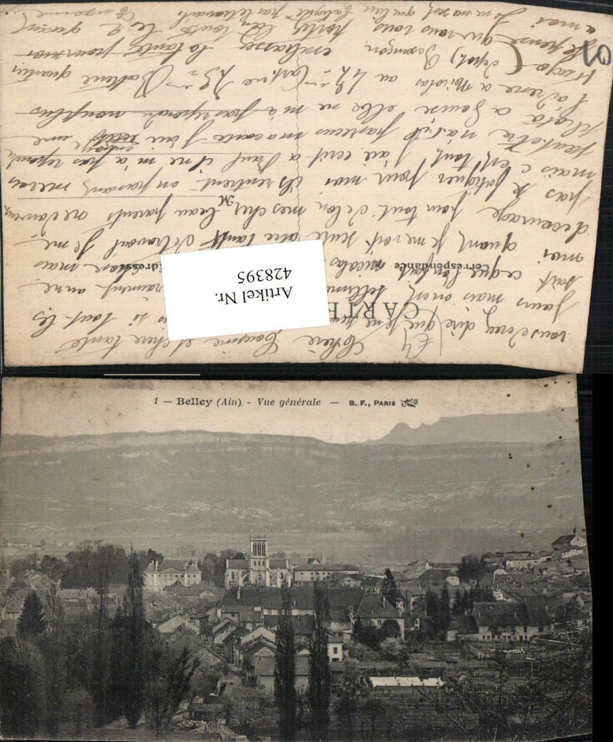 428395,Rhone-Alpes Ain Belley Vue generale Totale