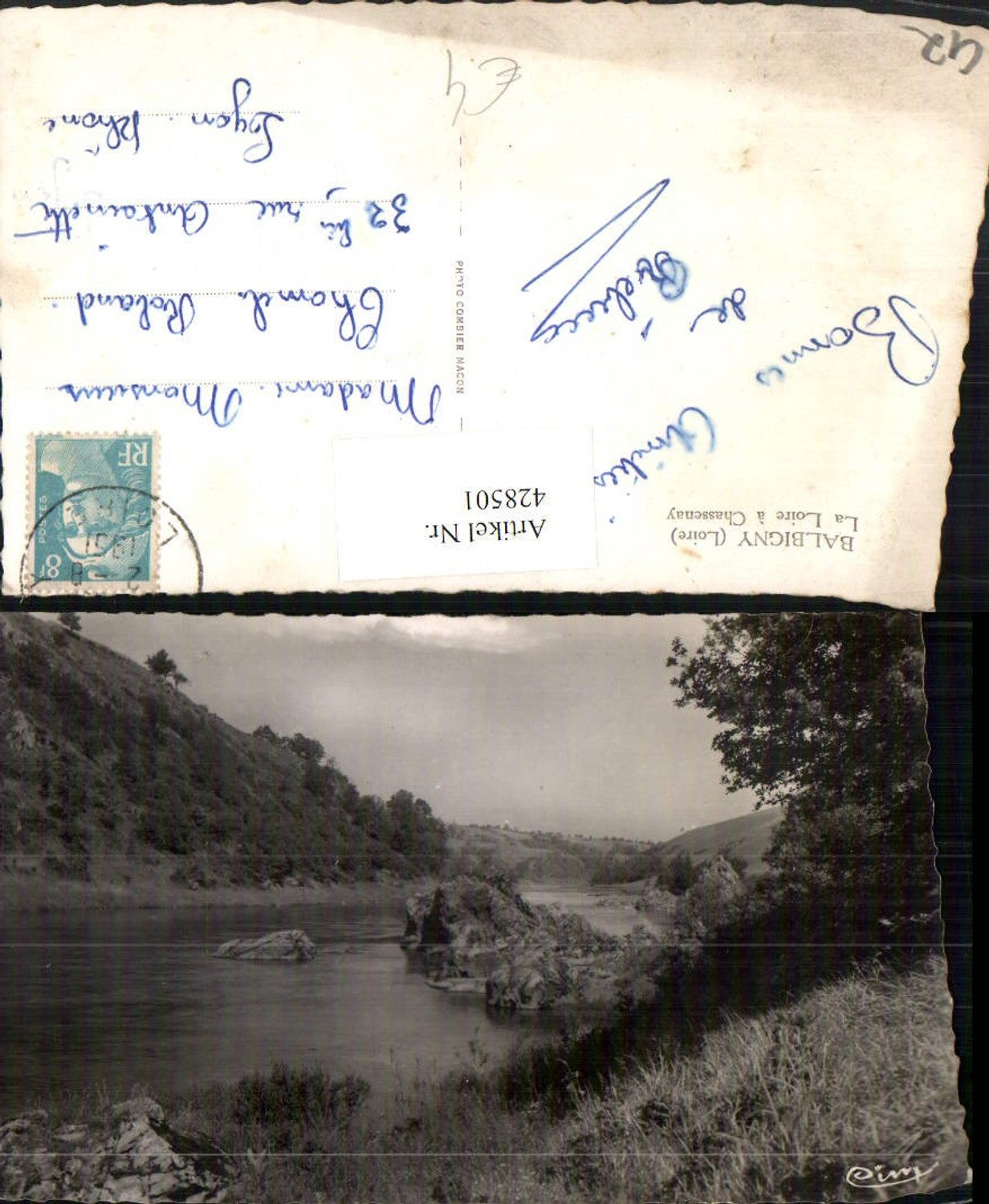 428501,Rhone-Alpes Loire Balbigny La Loire a Chassenay Fluss