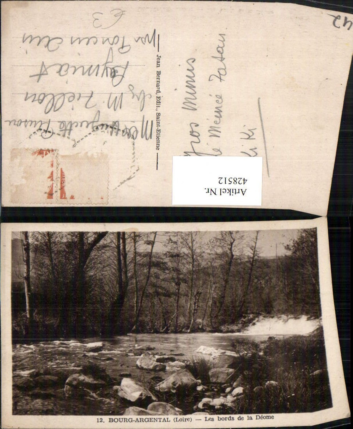 428512,Rhone-Alpes Loire Bourg-Argental Les bords de la Deome Fluss