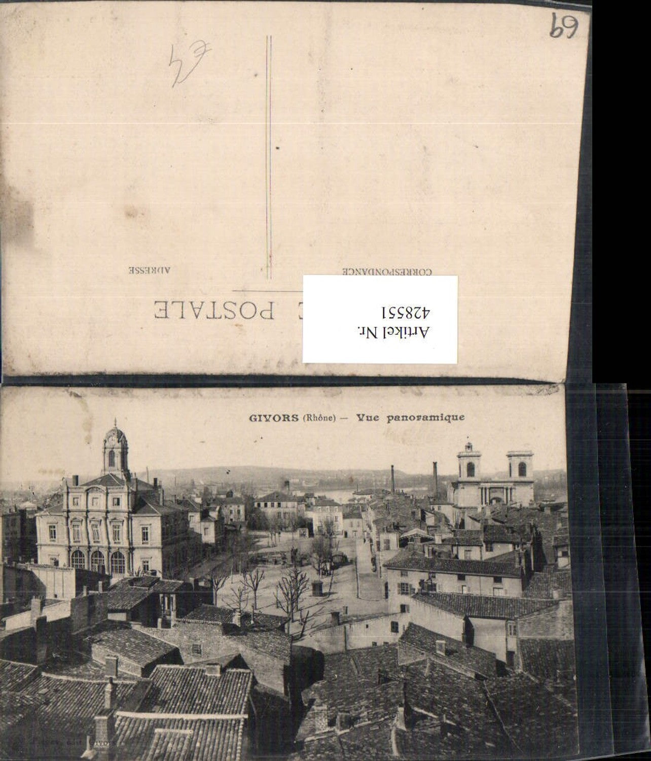 428551,Rhone-Alpes Rhone Givors Vue panoramique Teilansicht