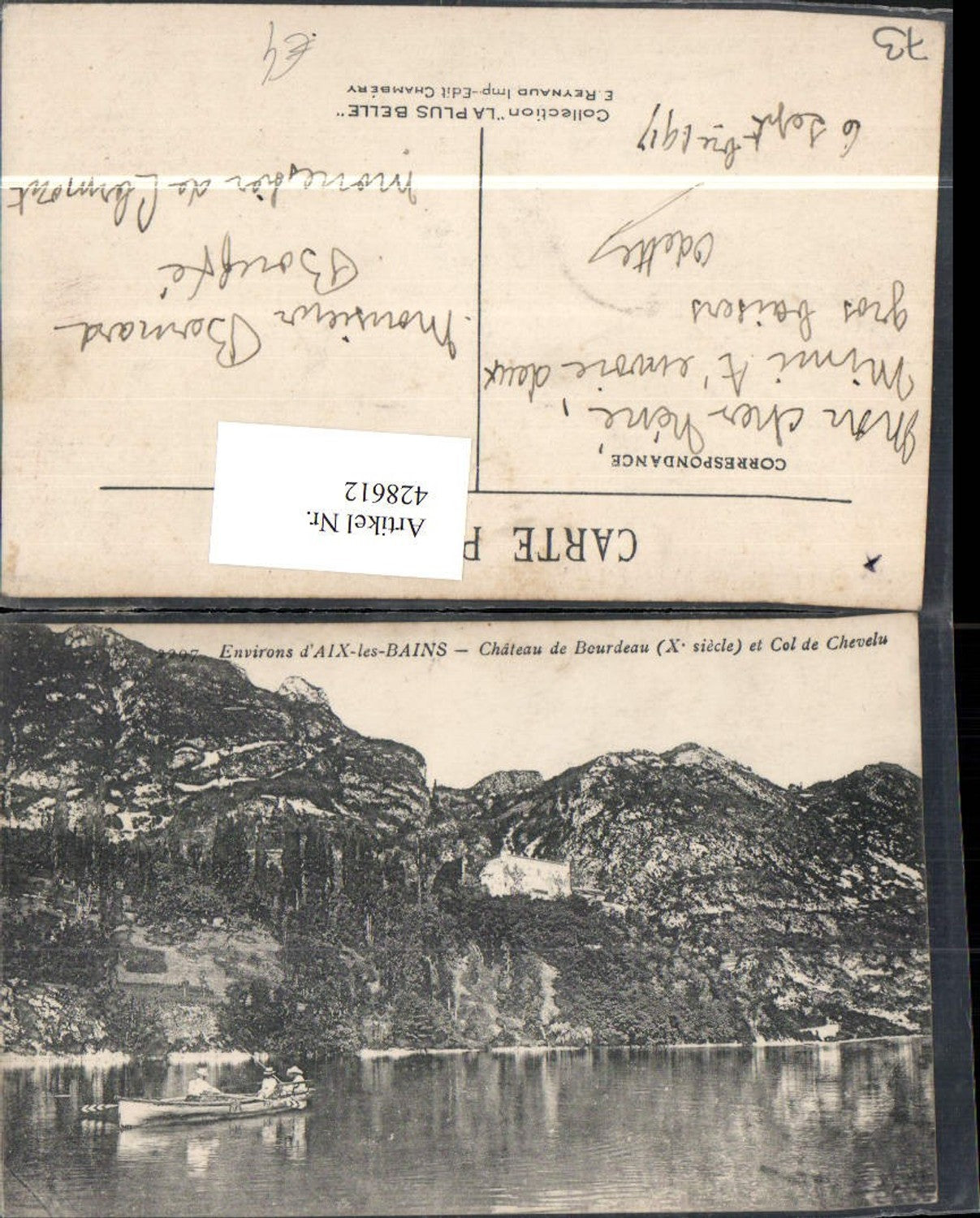 428612,Rhone-Alpes Savoie Aix-les-Bains Chateau de Bourdeau et Col de Chevelu Schloss