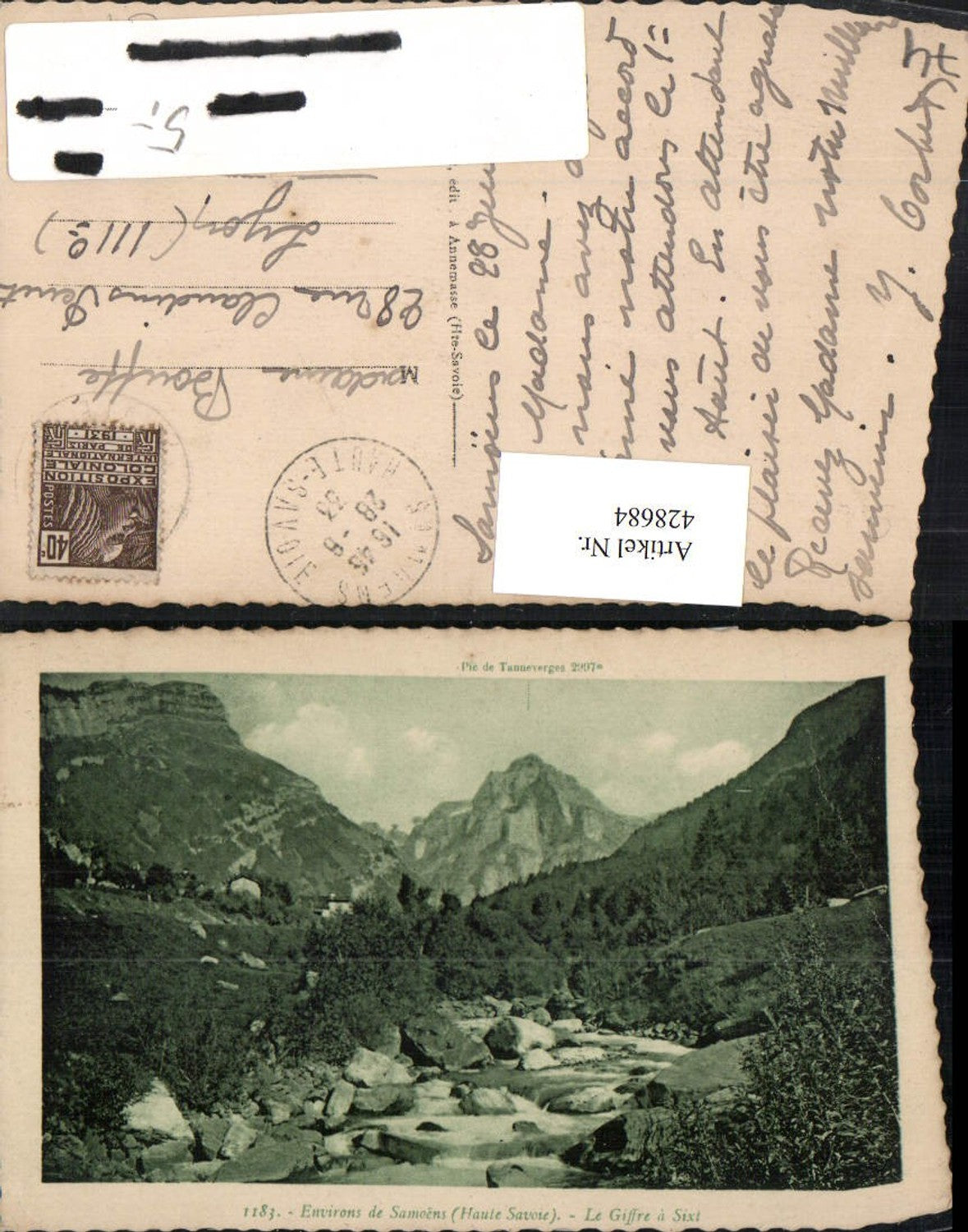 428684,Rhone-Alpes Haute-Savoie Samoens Le Giffre a Sixt Bach Bergkulisse