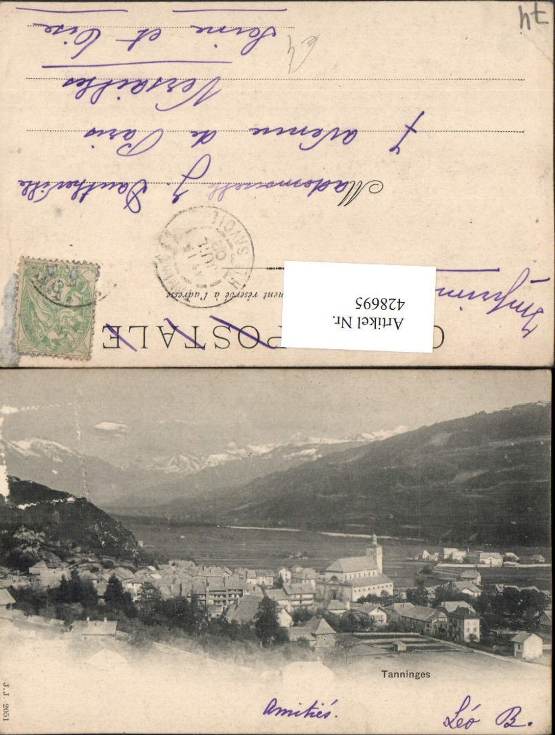 428695,Rhone-Alpes Haute-Savoie Taninges Totale Bergkulisse