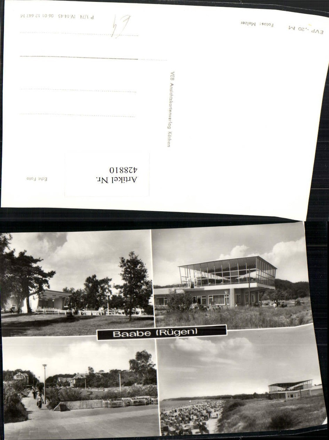 428810,Baabe auf Rügen Strand Konzertplatz Mehrbildkarte