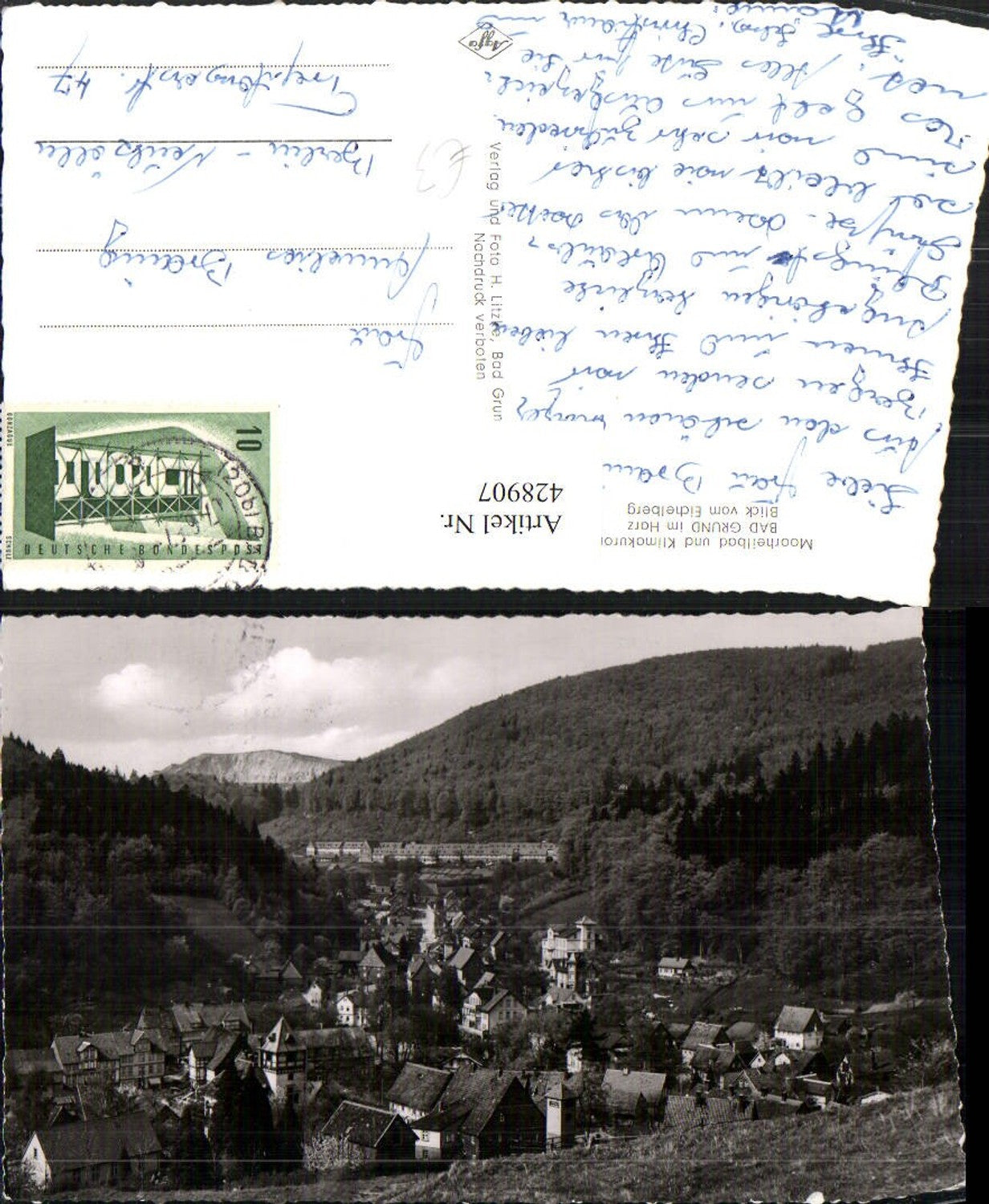 428907,Bad Grund im Harz Totale vom Eichelberg