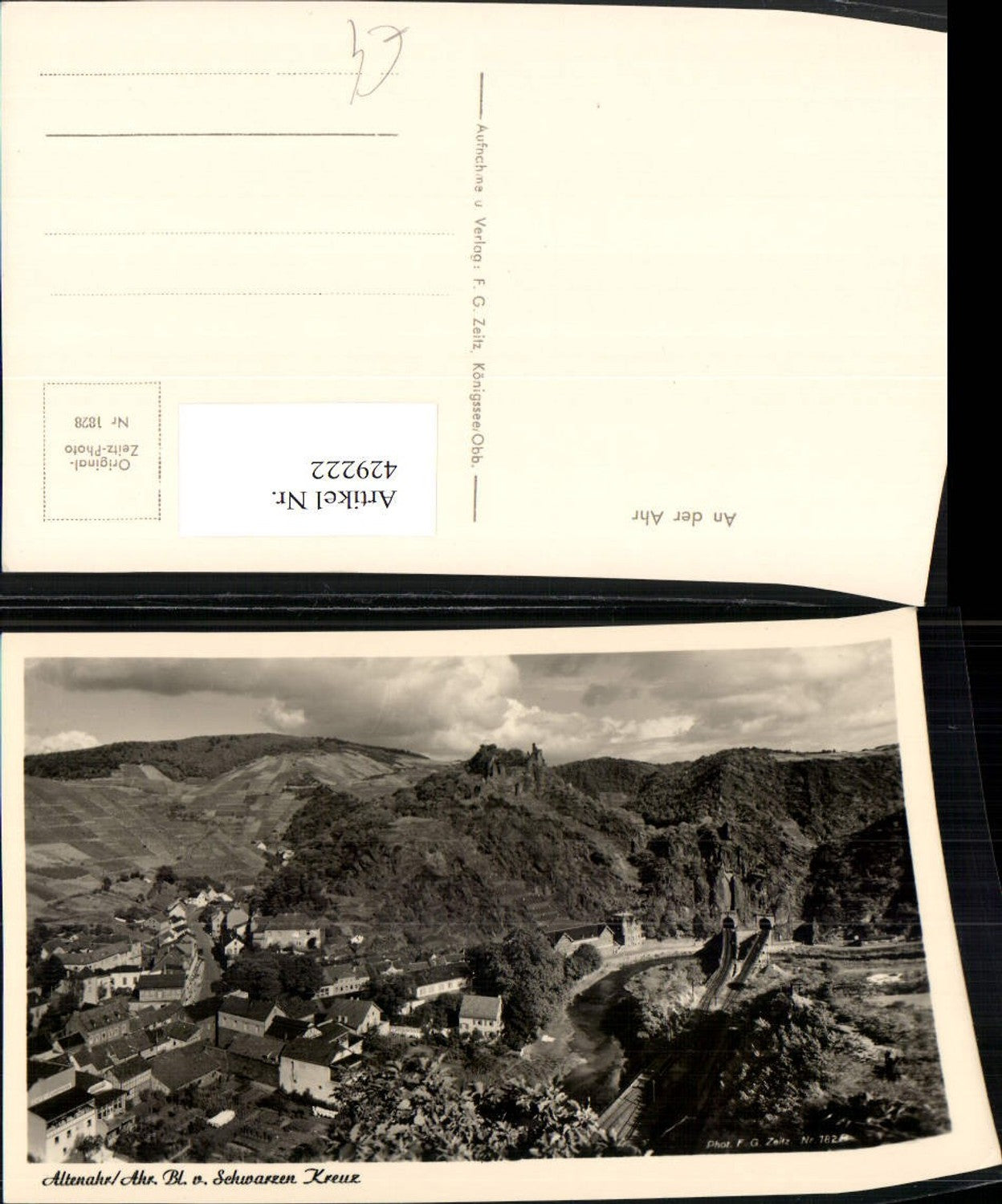 429222,Altenahr an d. Ahr Totale vom Schwarzen Kreuz