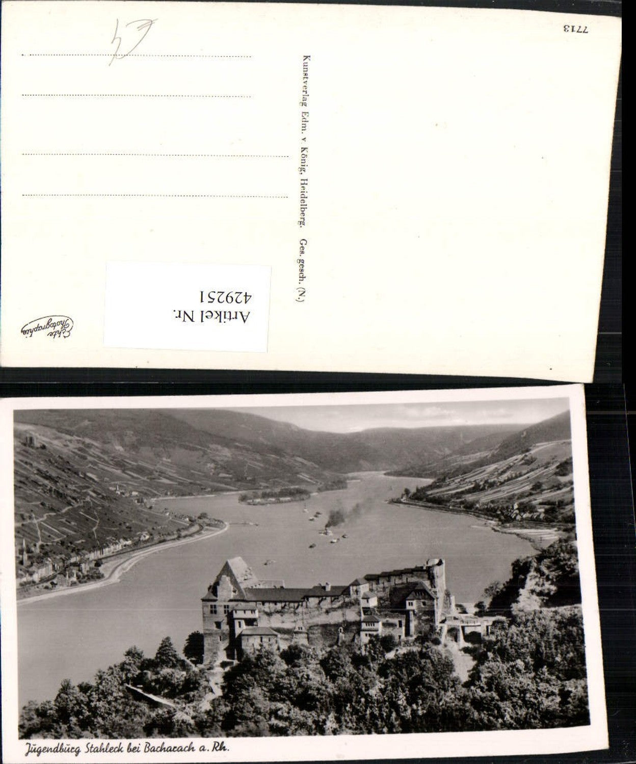 429251,Jugendburg Burg Stahleck b. Bacharach am Rhein