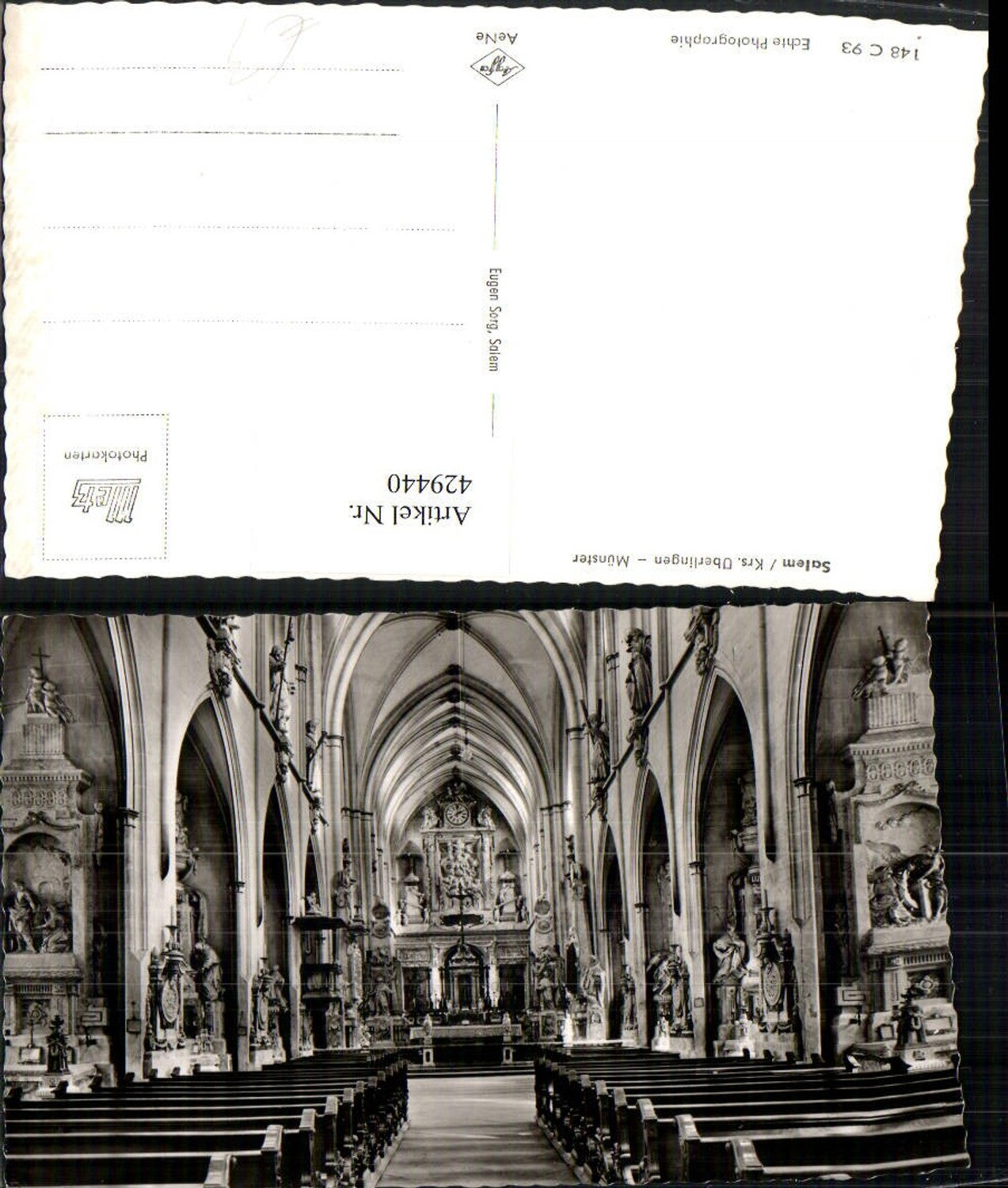 429440,Salem Münster Kirche Innenansicht