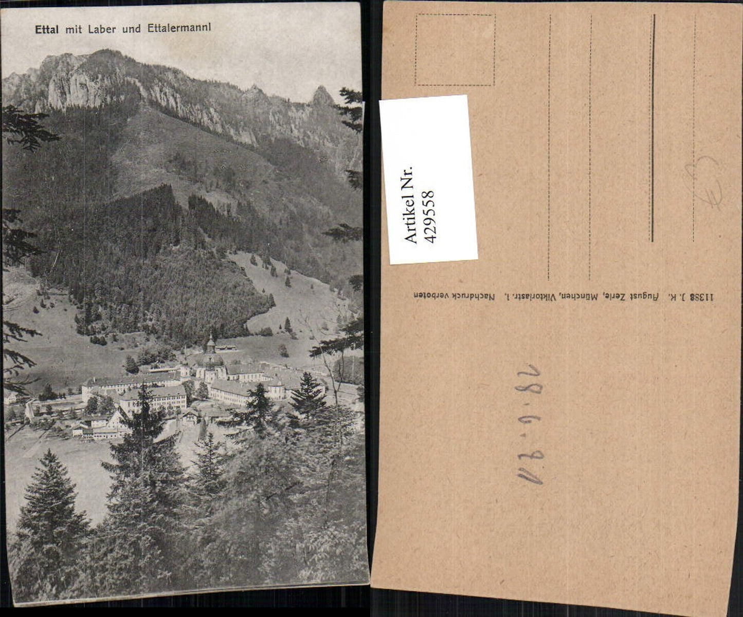 429558,Ettal Totale m. Laber u. Ettalermannl