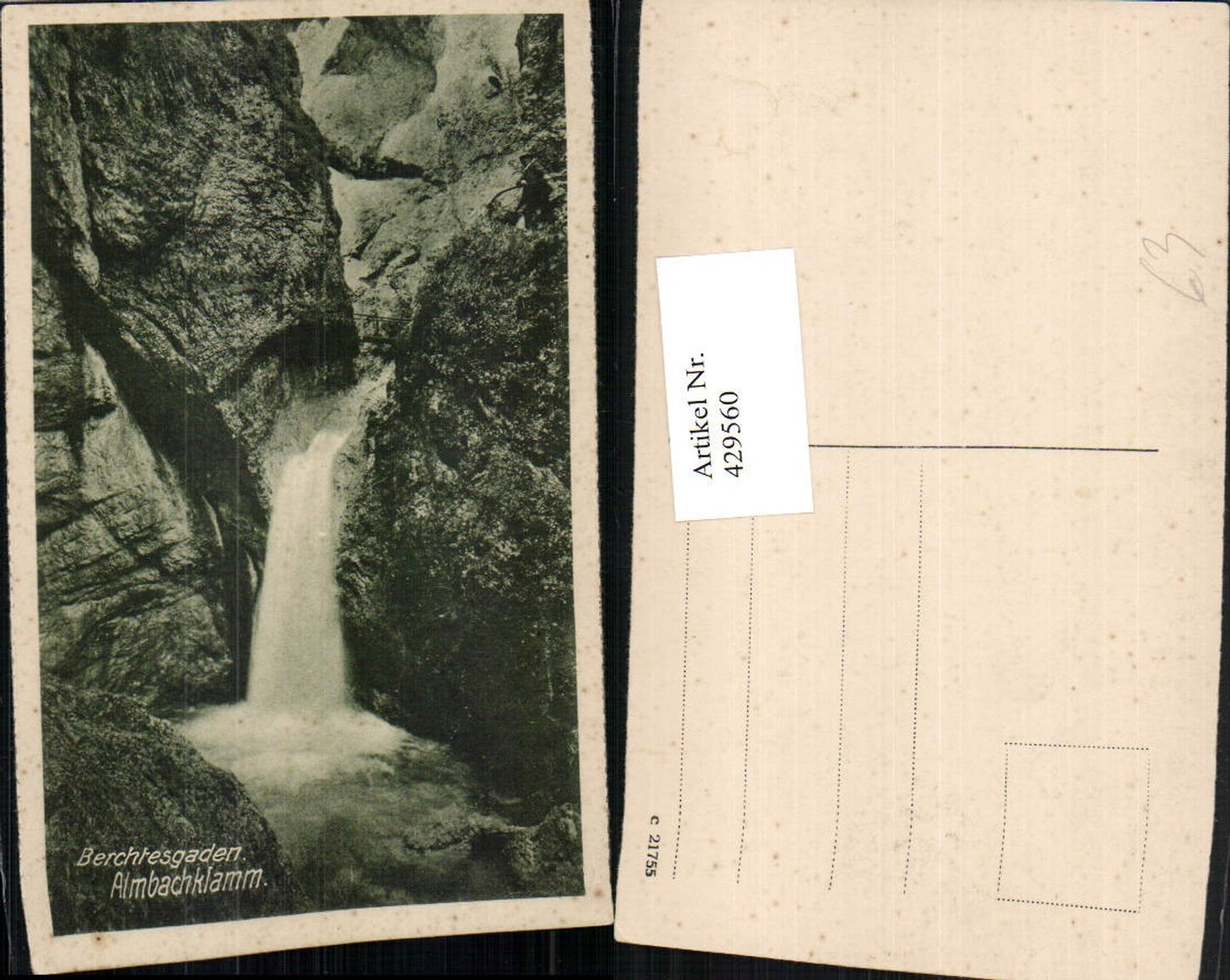 429560,Berchtesgaden Almbachklamm Wasserfall