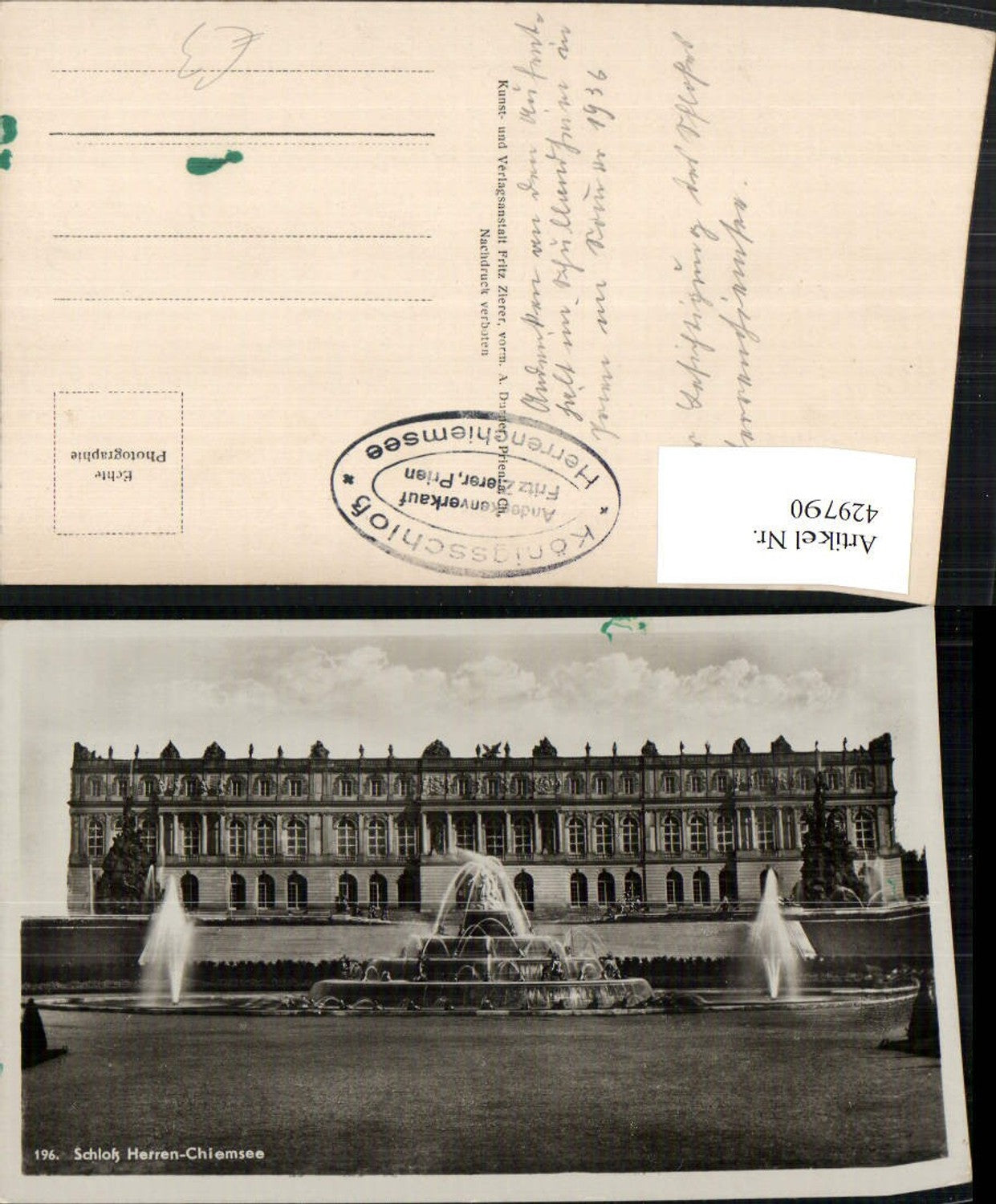 429790,Schloss Herrenchiemsee Brunnen