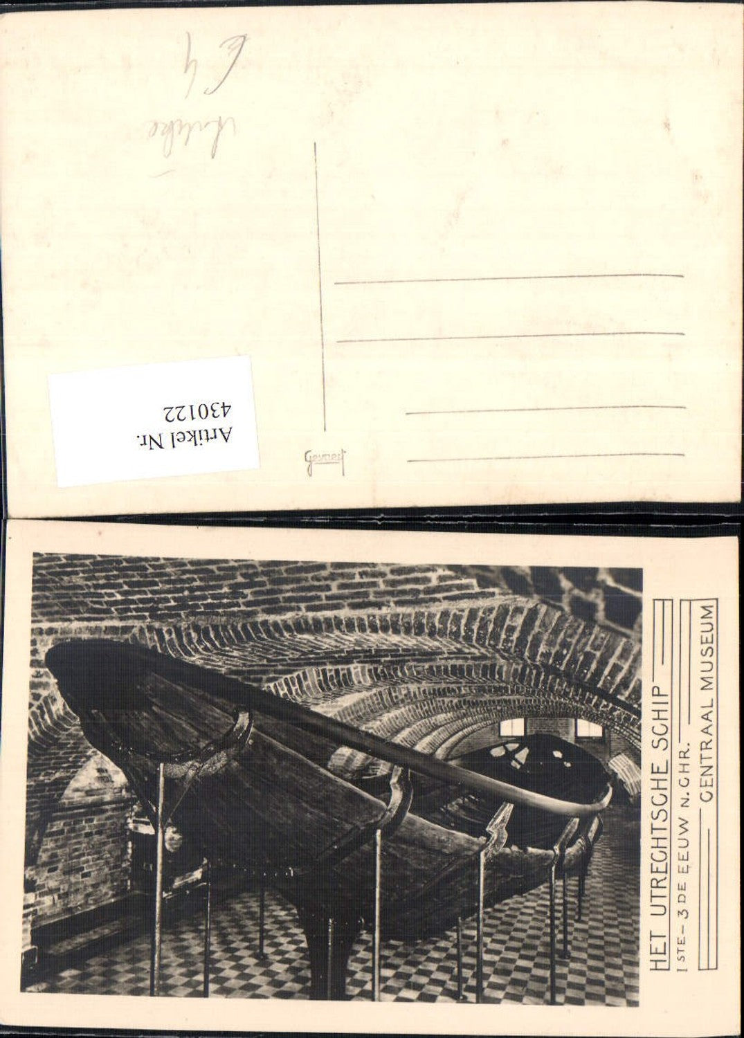 430122,Antike Het Utrechtsche Schip Schiff Boot