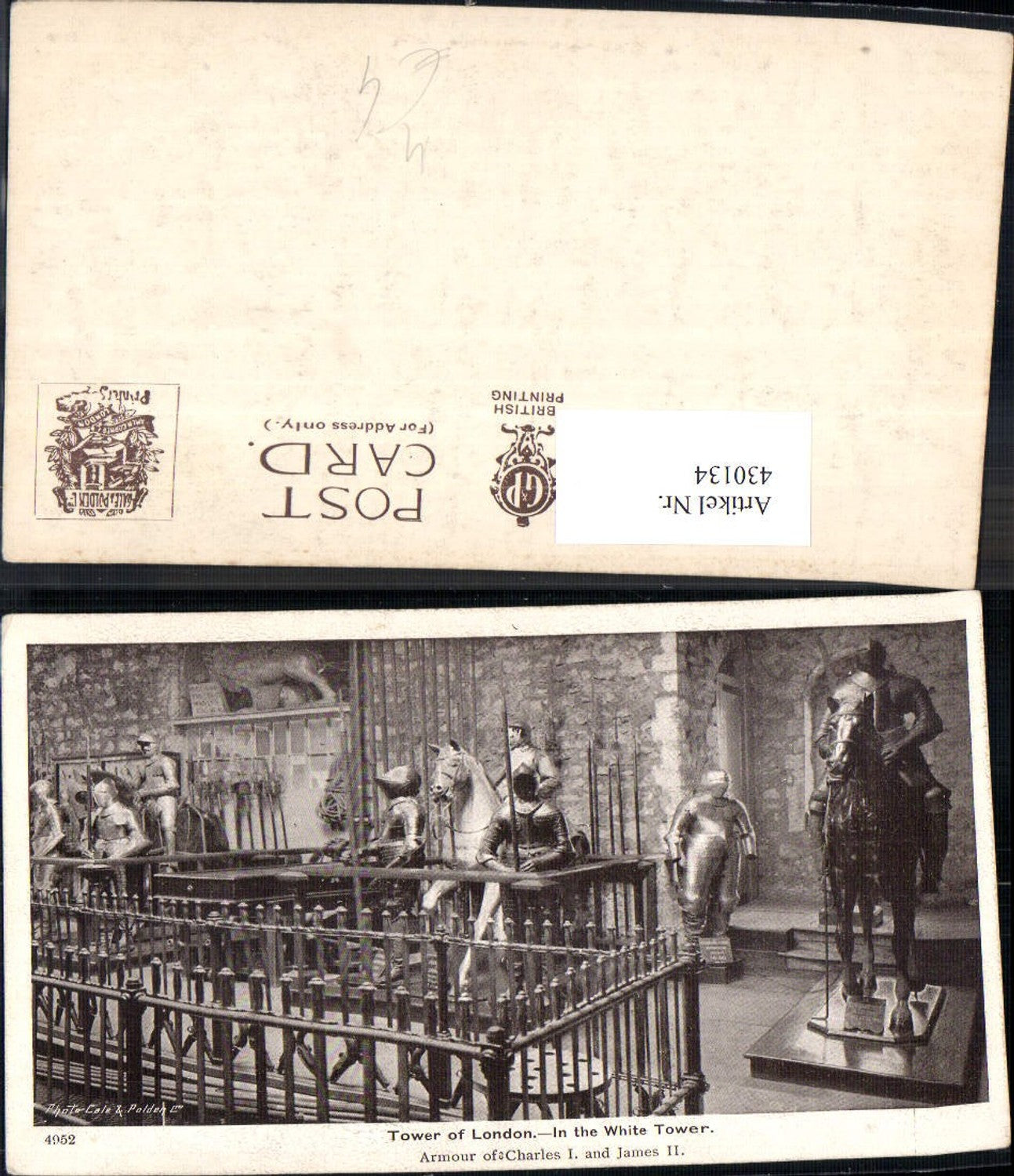 430134,Mittelalter Tower of London In the White Tower Armour of Charles I and James II Ritter Rüstung