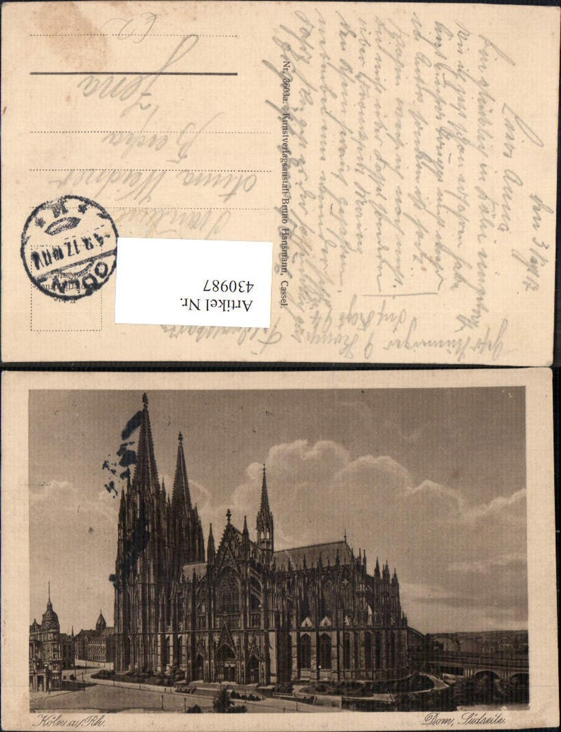 430987,Köln a. Rhein Südseite Dom