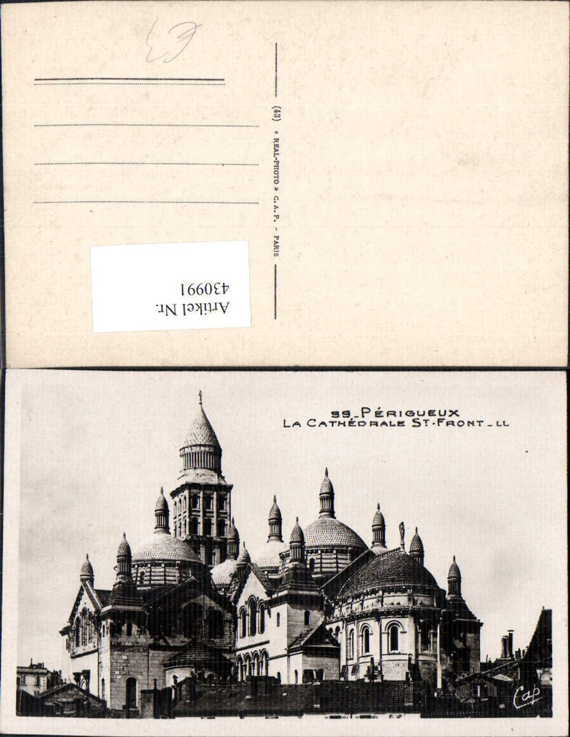 430991,Perigueux La Cathedrale St Front Kirche Kathedrale