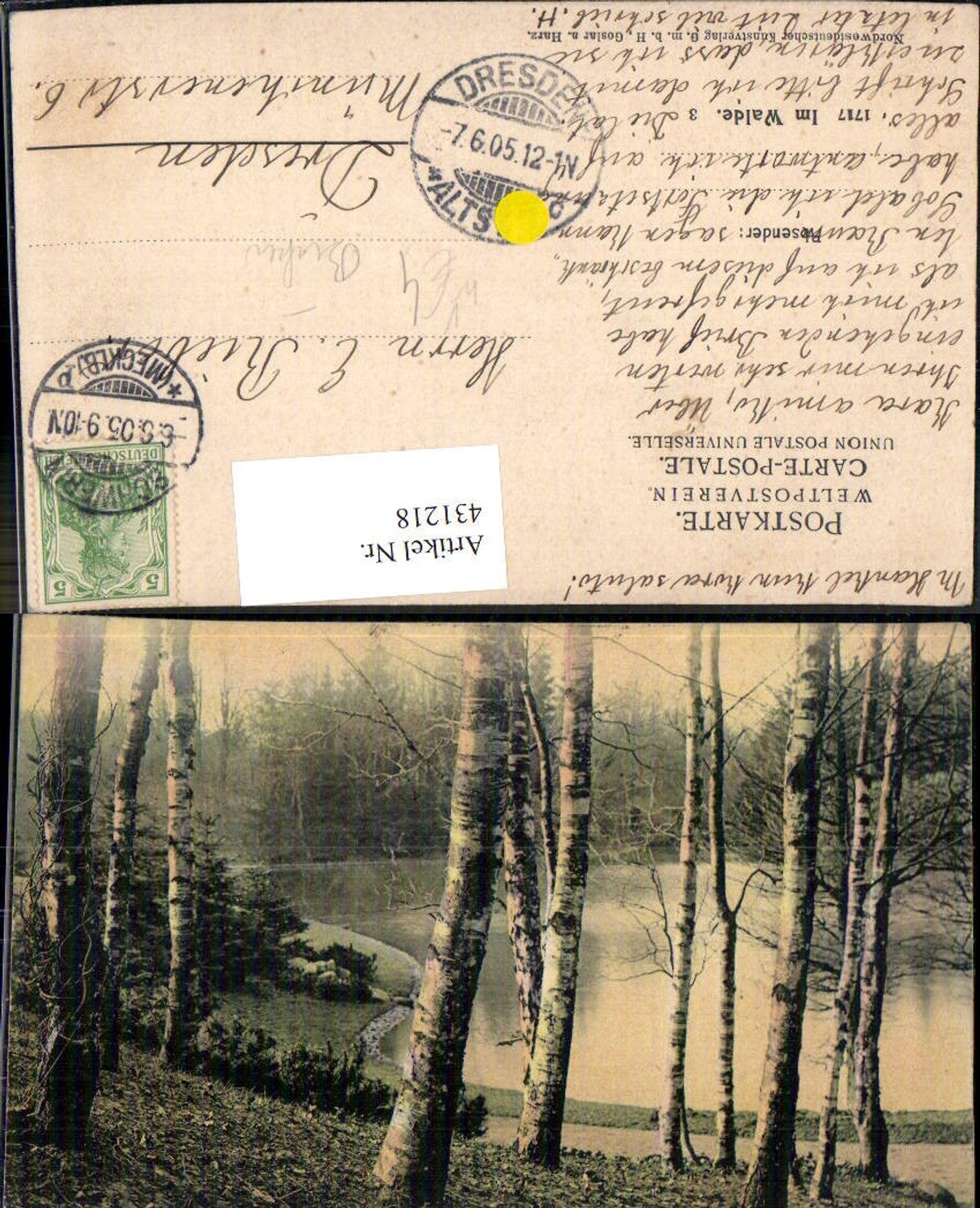 Alte Ansichtskarte – Old Postcard