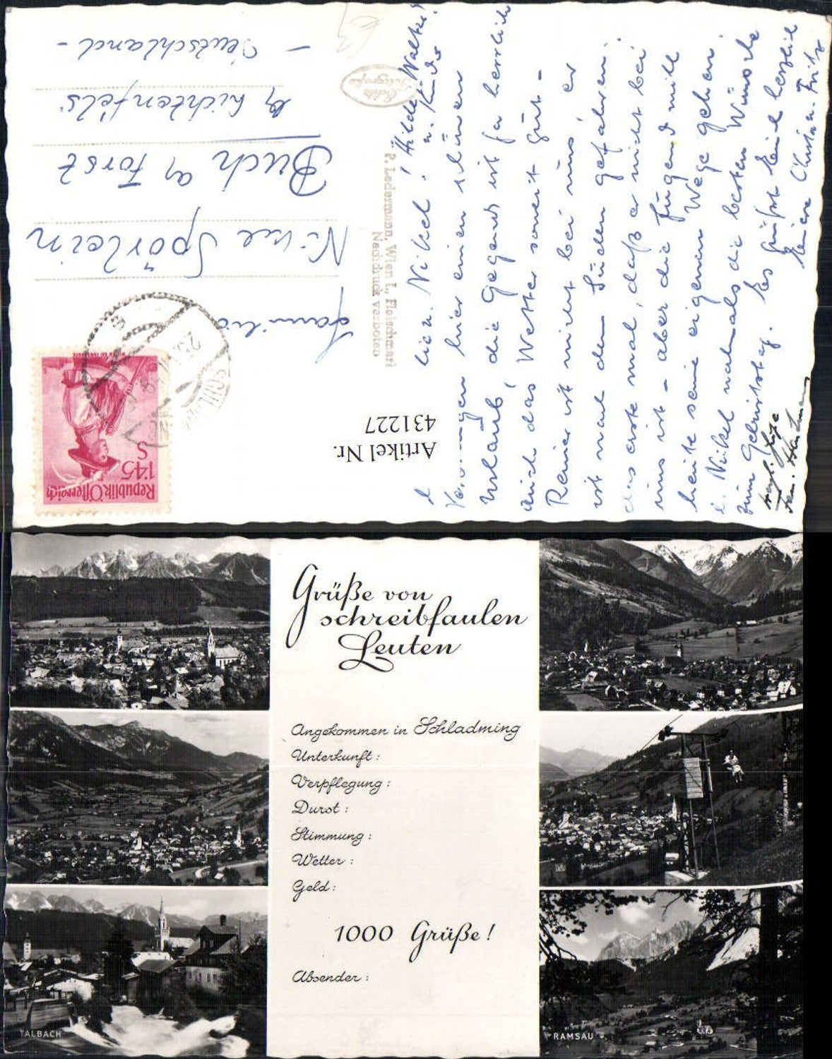 Alte Ansichtskarte – Old Postcard