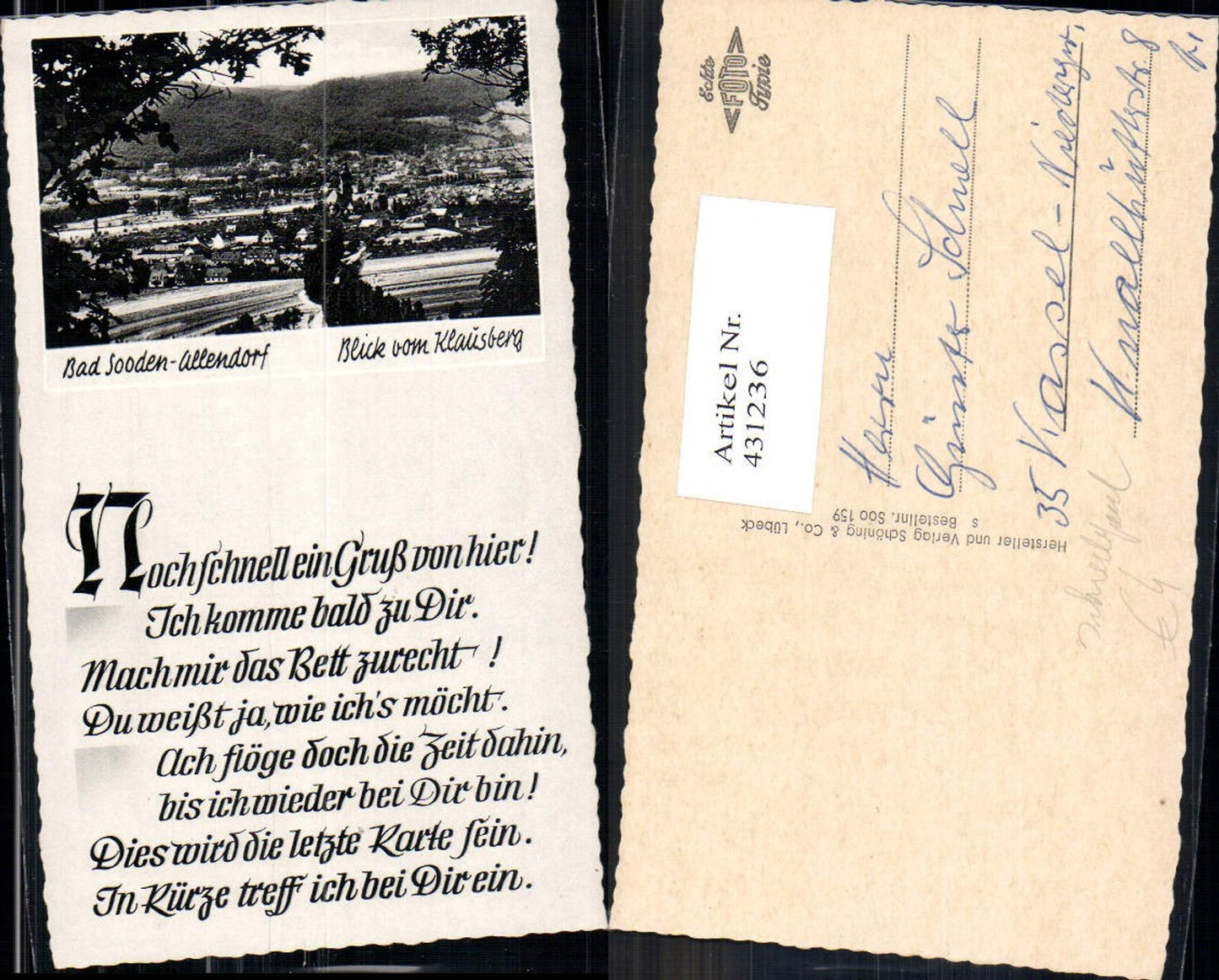 Alte Ansichtskarte – Old Postcard