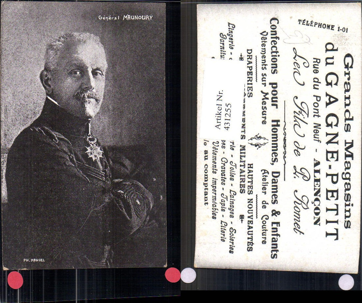 431255,Politiker General Maunoury Frankreich Soldat Uniform