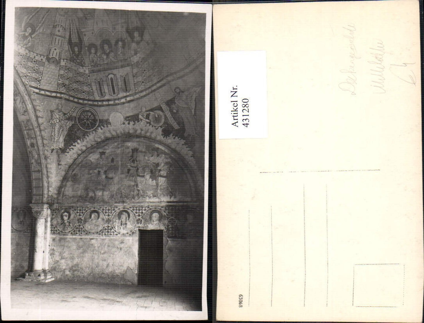 431280,Foto Ak Deckengemälde Religion Mittelalter Geschichte