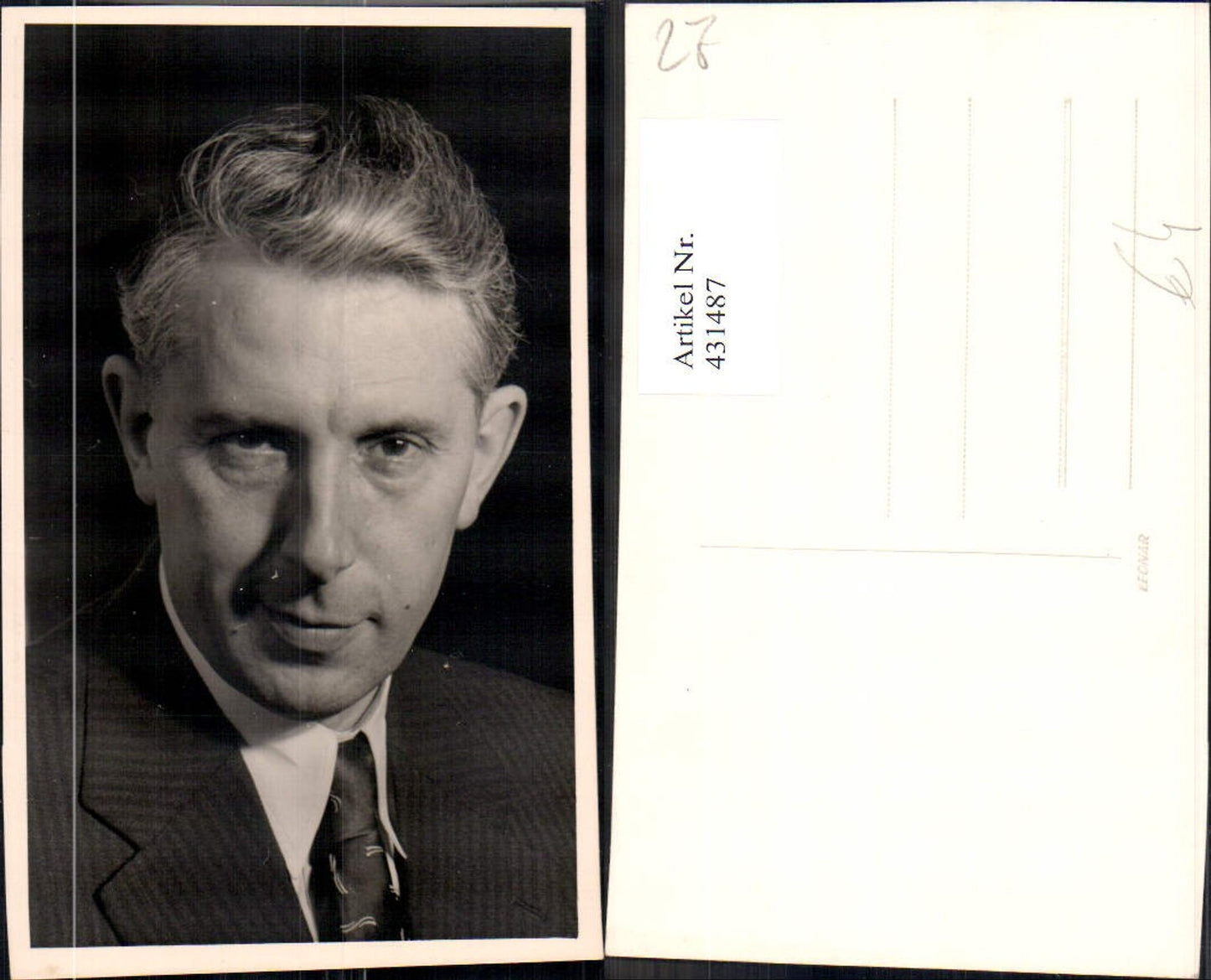 431487,Foto Ak Mann Portrait