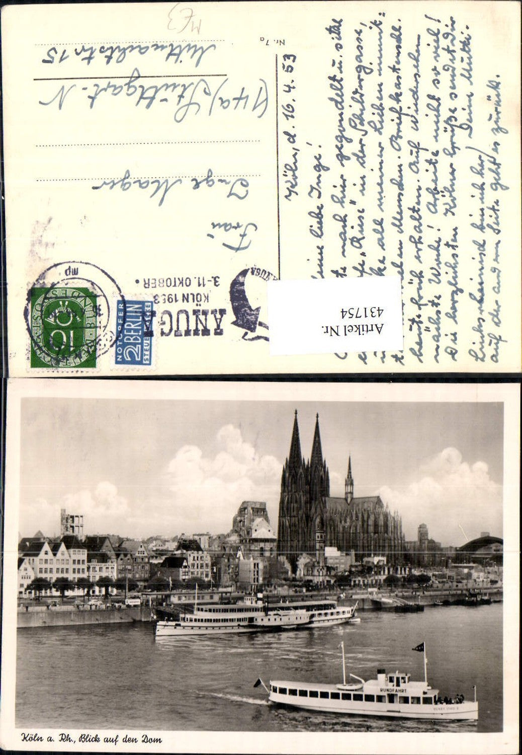 Alte Ansichtskarte – Old Postcard